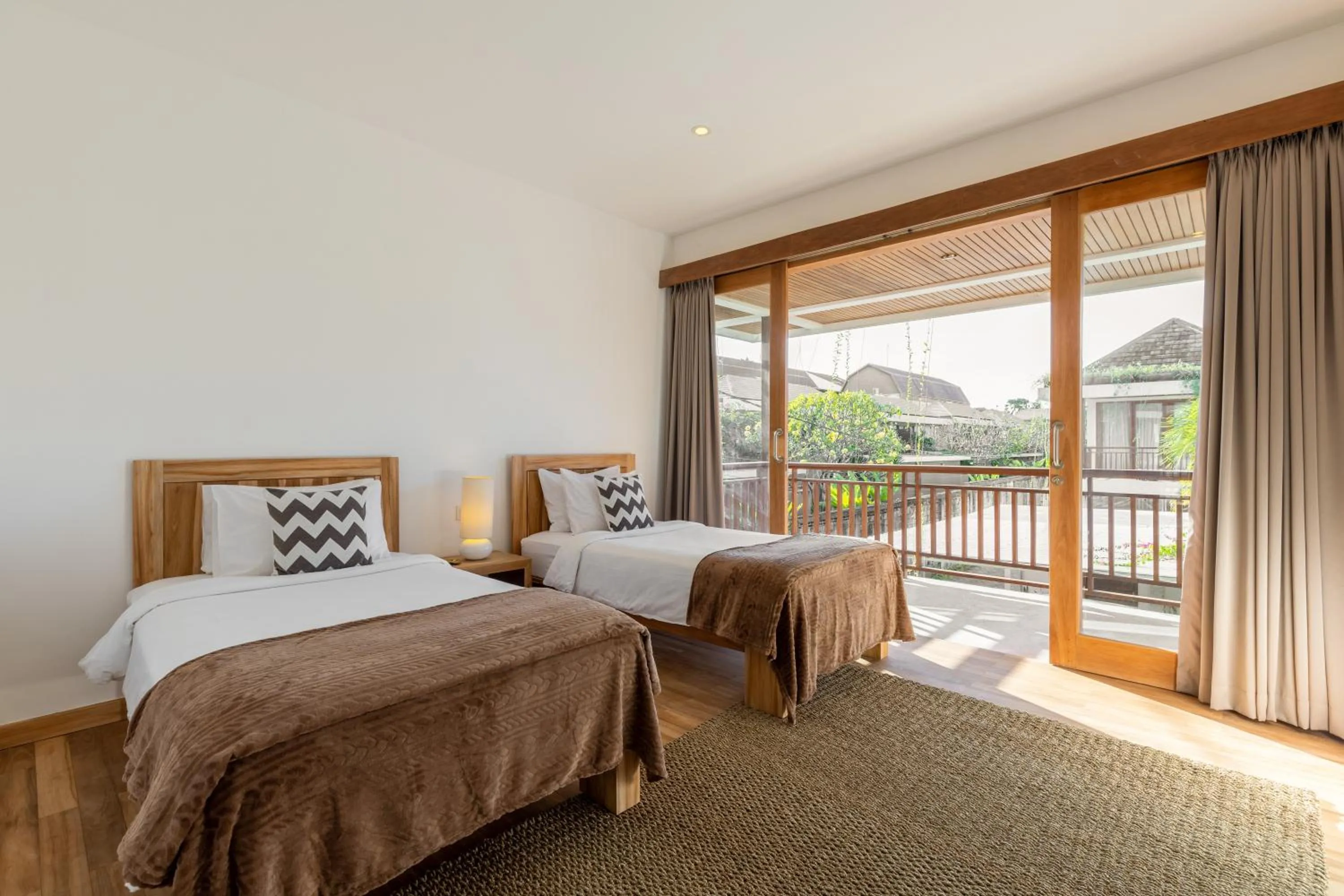 Bed in Villa Lumut 3 Bedrooms Central Seminyak
