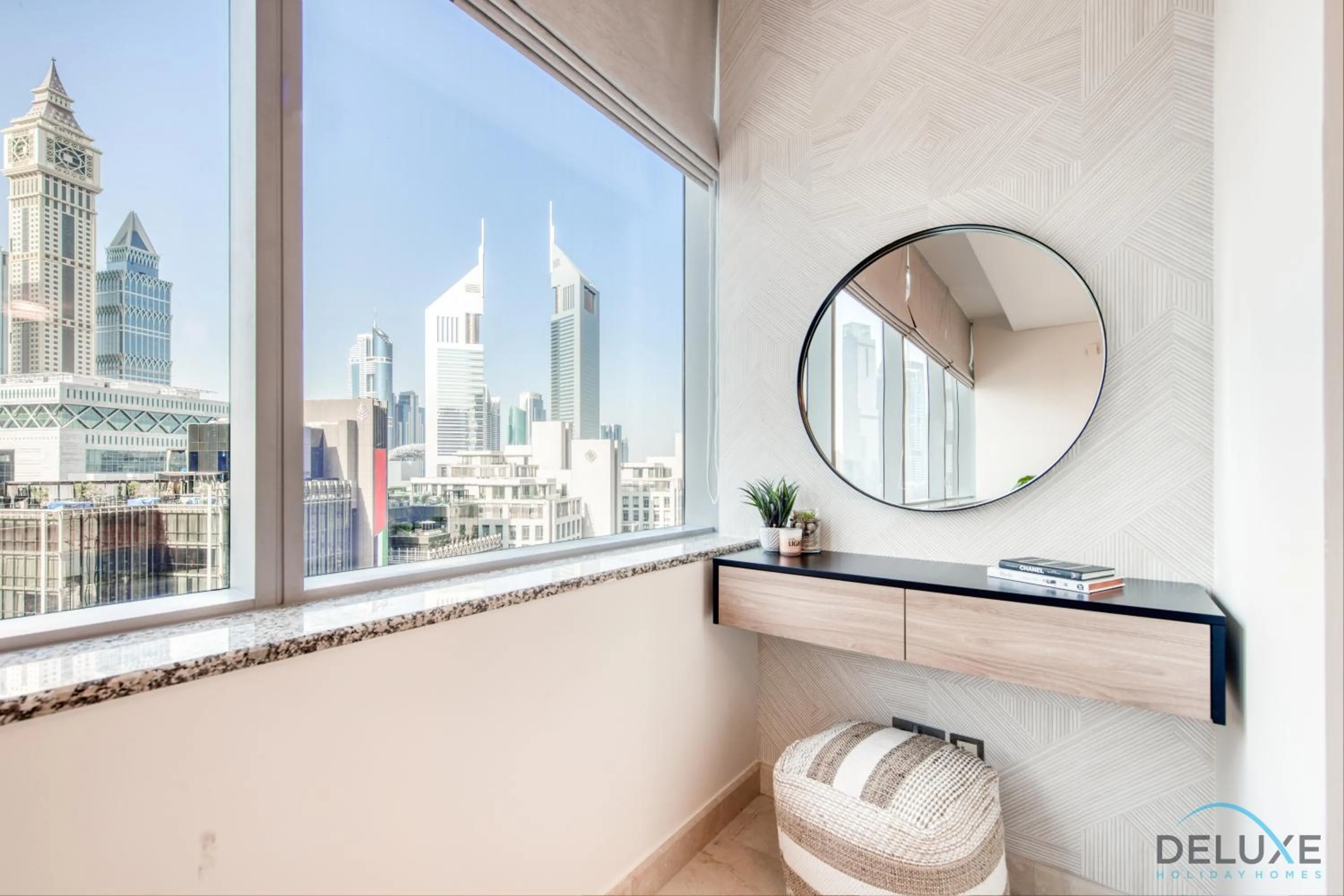 City view in Calm Studio at Sky Gardens DIFC by Deluxe Holiday Homes