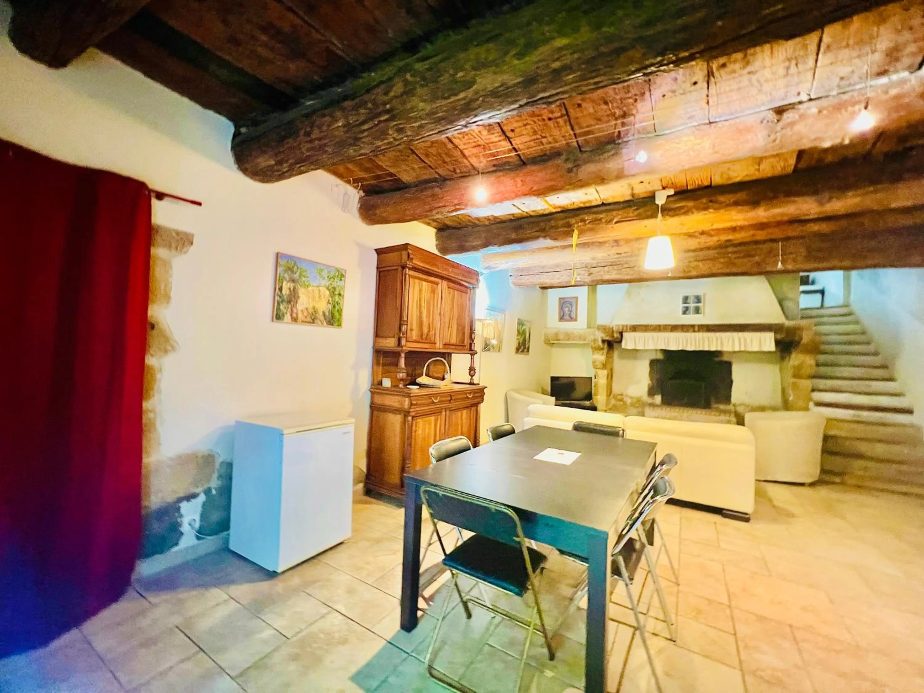 Living room in Le Moun Mazet gîte rural 3 étoiles, CLIM, Nature, 6 personnes