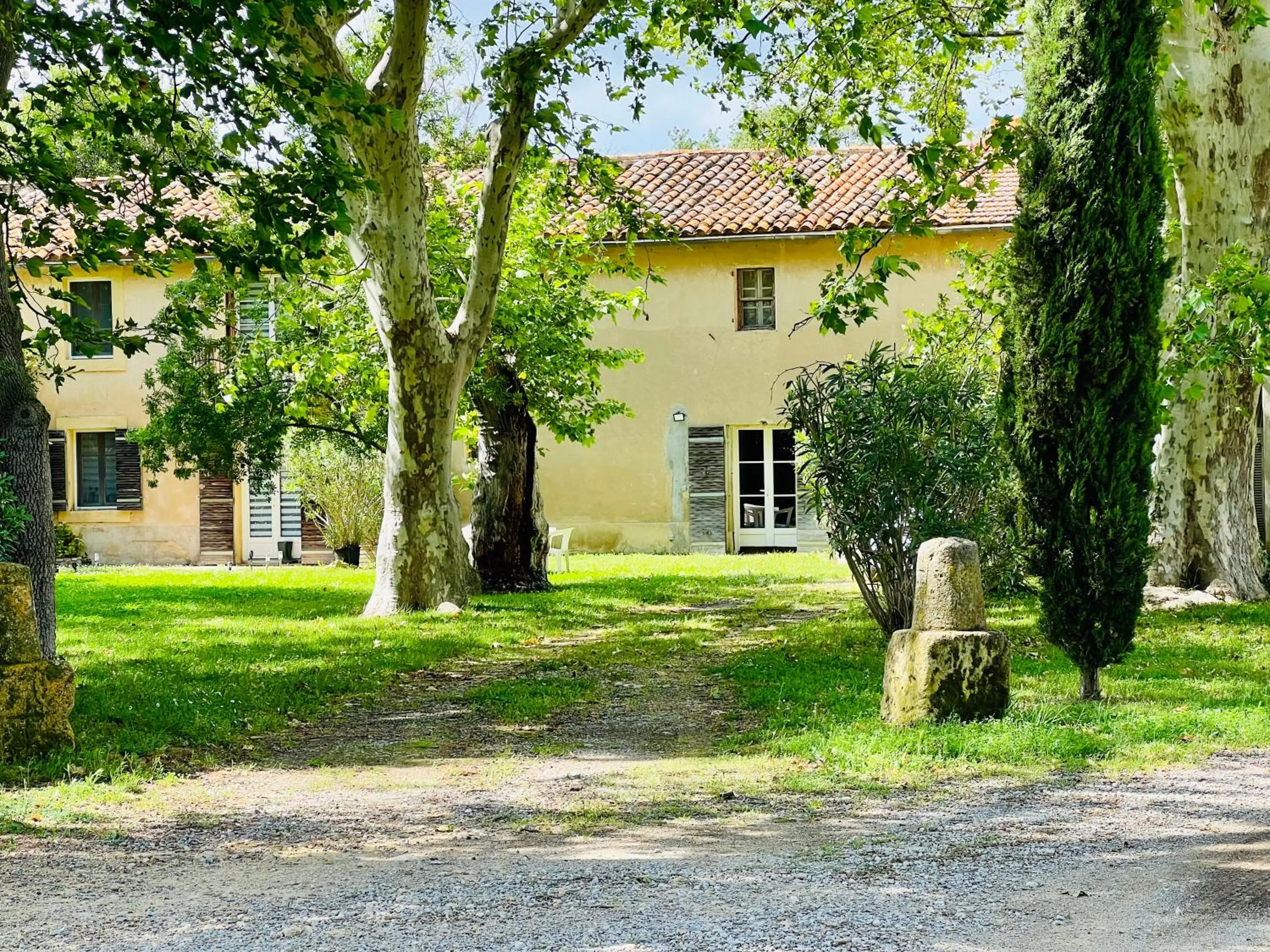 Garden in Le Moun Mazet gîte rural 3 étoiles, CLIM, Nature, 6 personnes