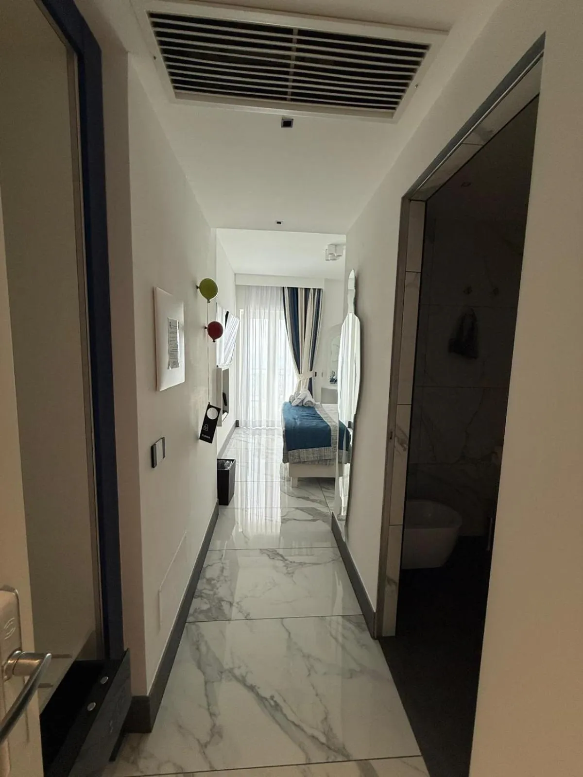 Bed in Positano Art Hotel Pasitea