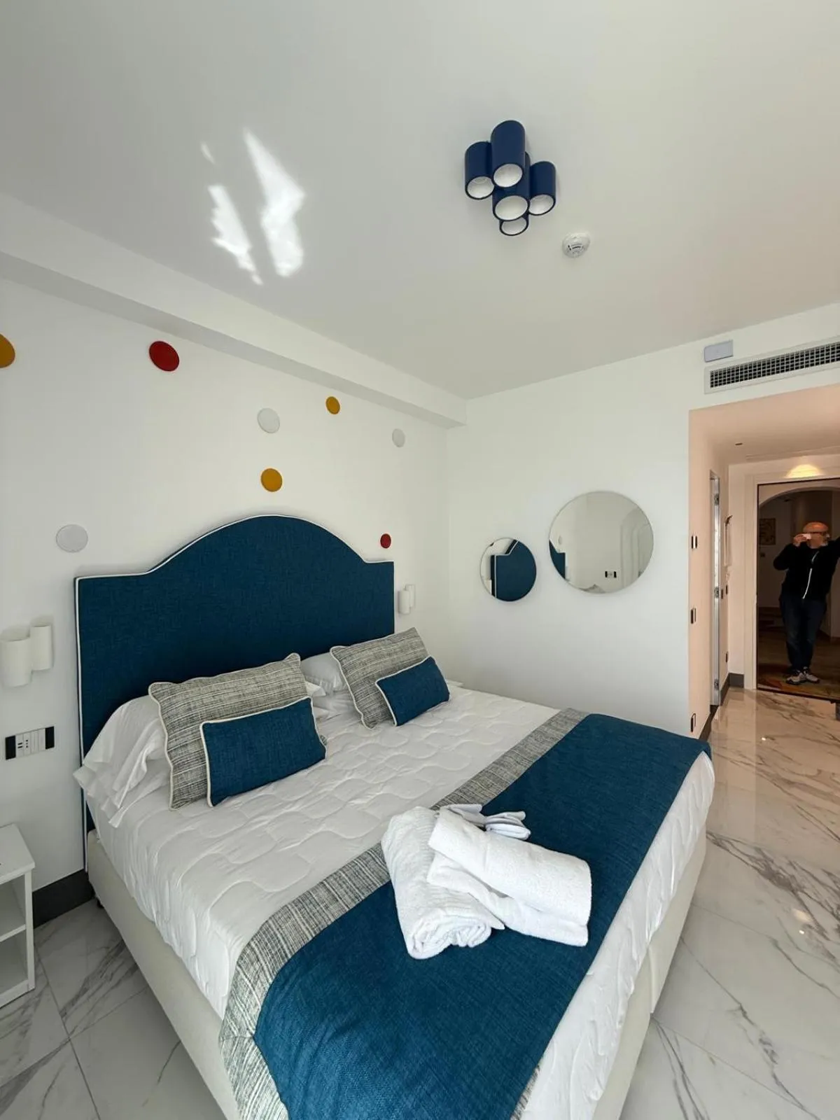 Bed in Positano Art Hotel Pasitea