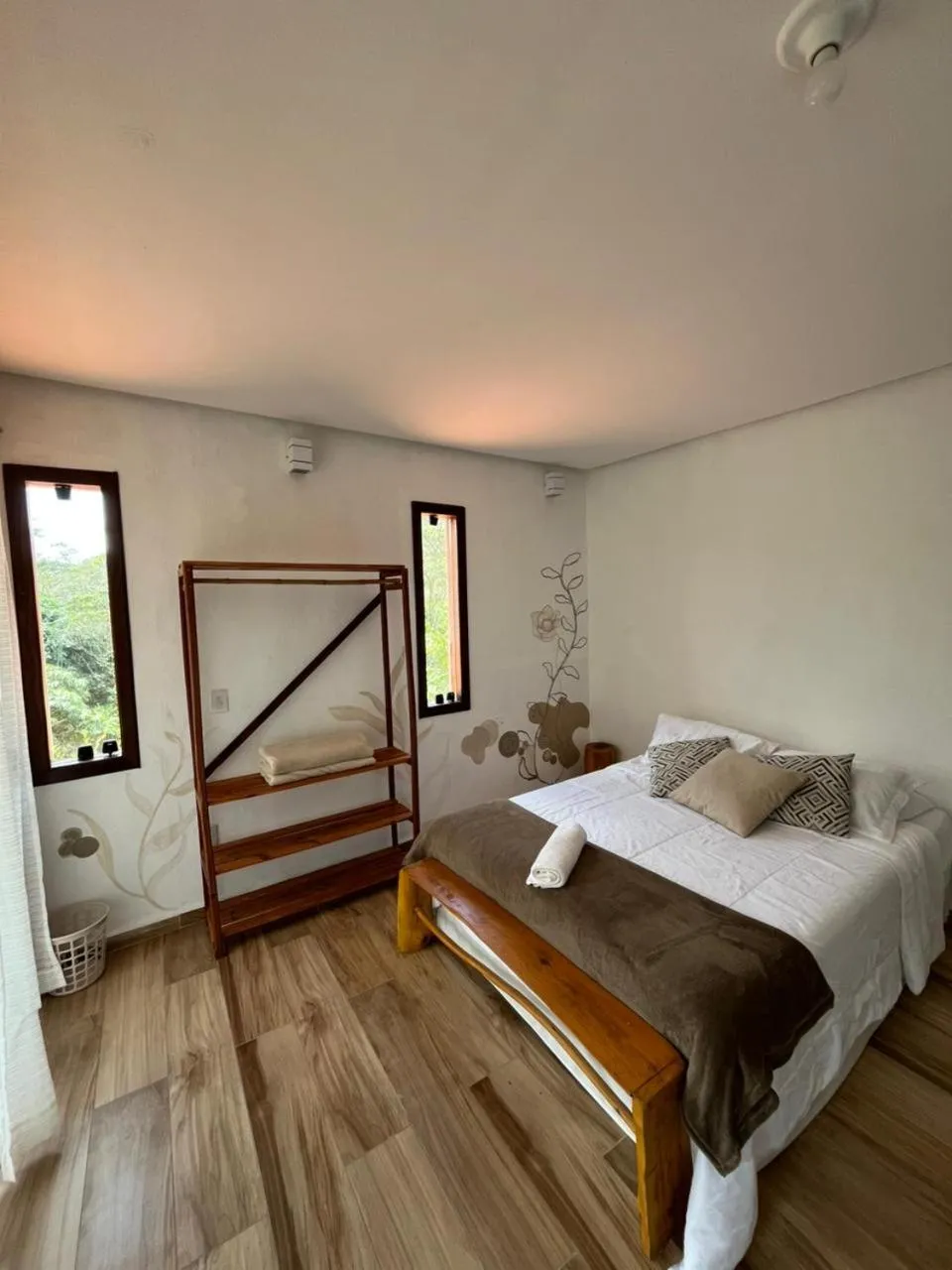 Bedroom, Bed in Pousada Canto das Cachoeiras