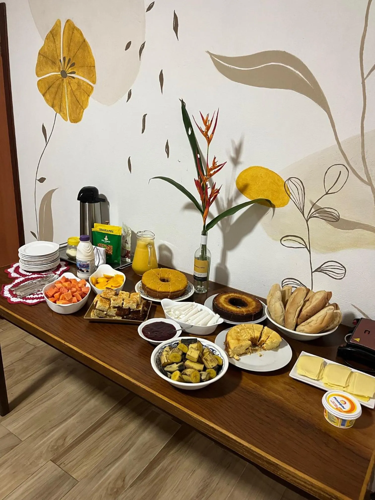 Breakfast in Pousada Canto das Cachoeiras