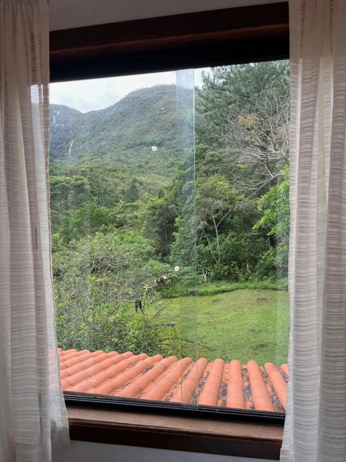 Mountain view in Pousada Canto das Cachoeiras