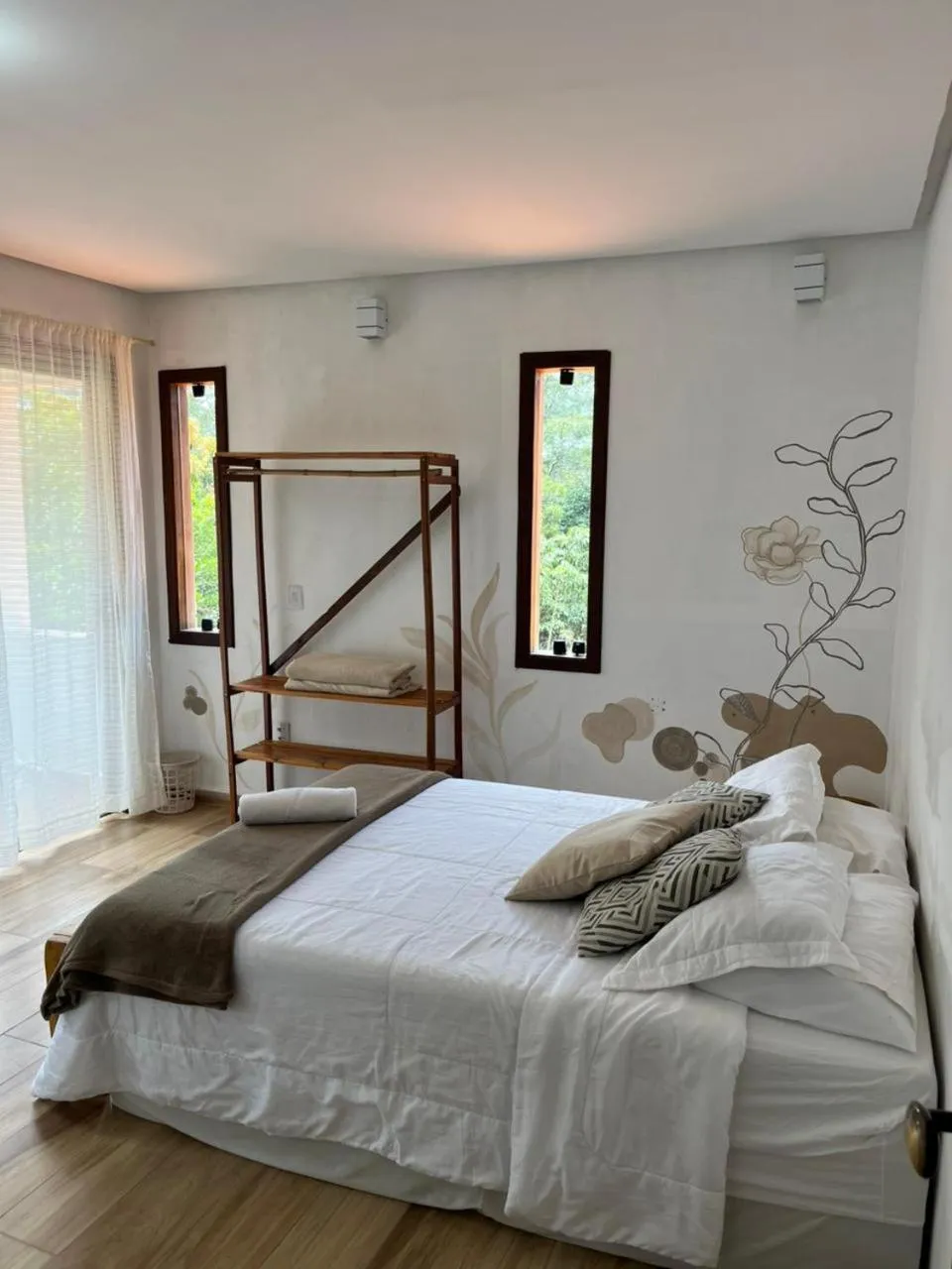 Bedroom, Bed in Pousada Canto das Cachoeiras