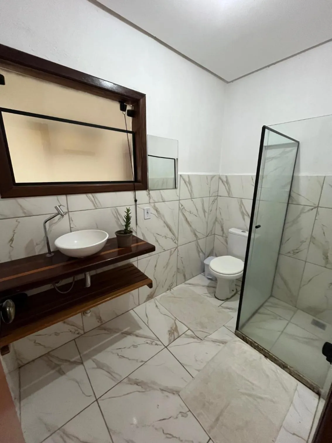 Bathroom in Pousada Canto das Cachoeiras