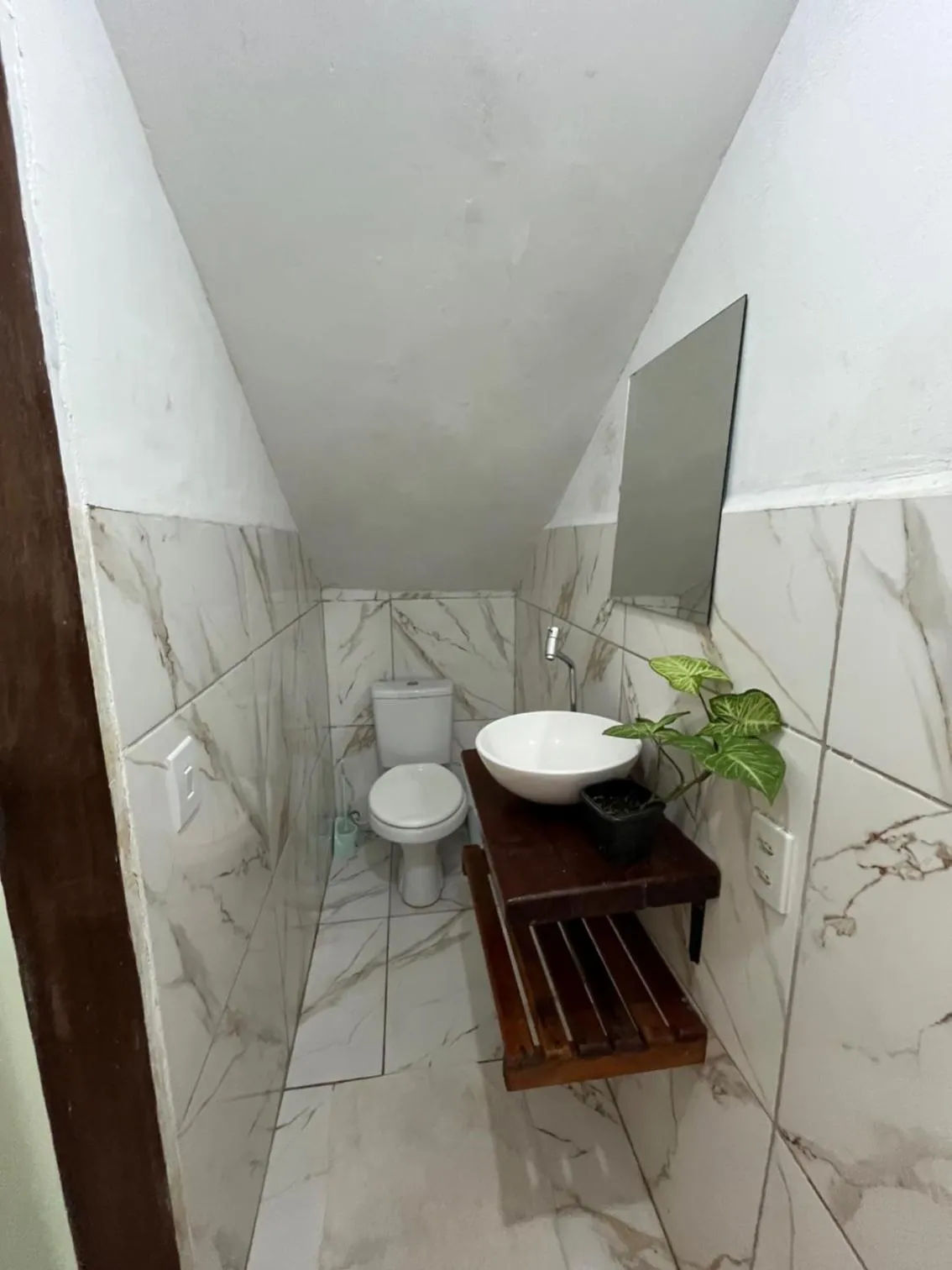 Bathroom in Pousada Canto das Cachoeiras