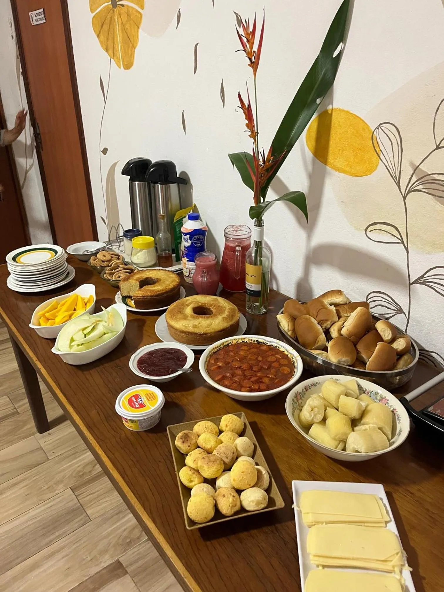 Breakfast in Pousada Canto das Cachoeiras