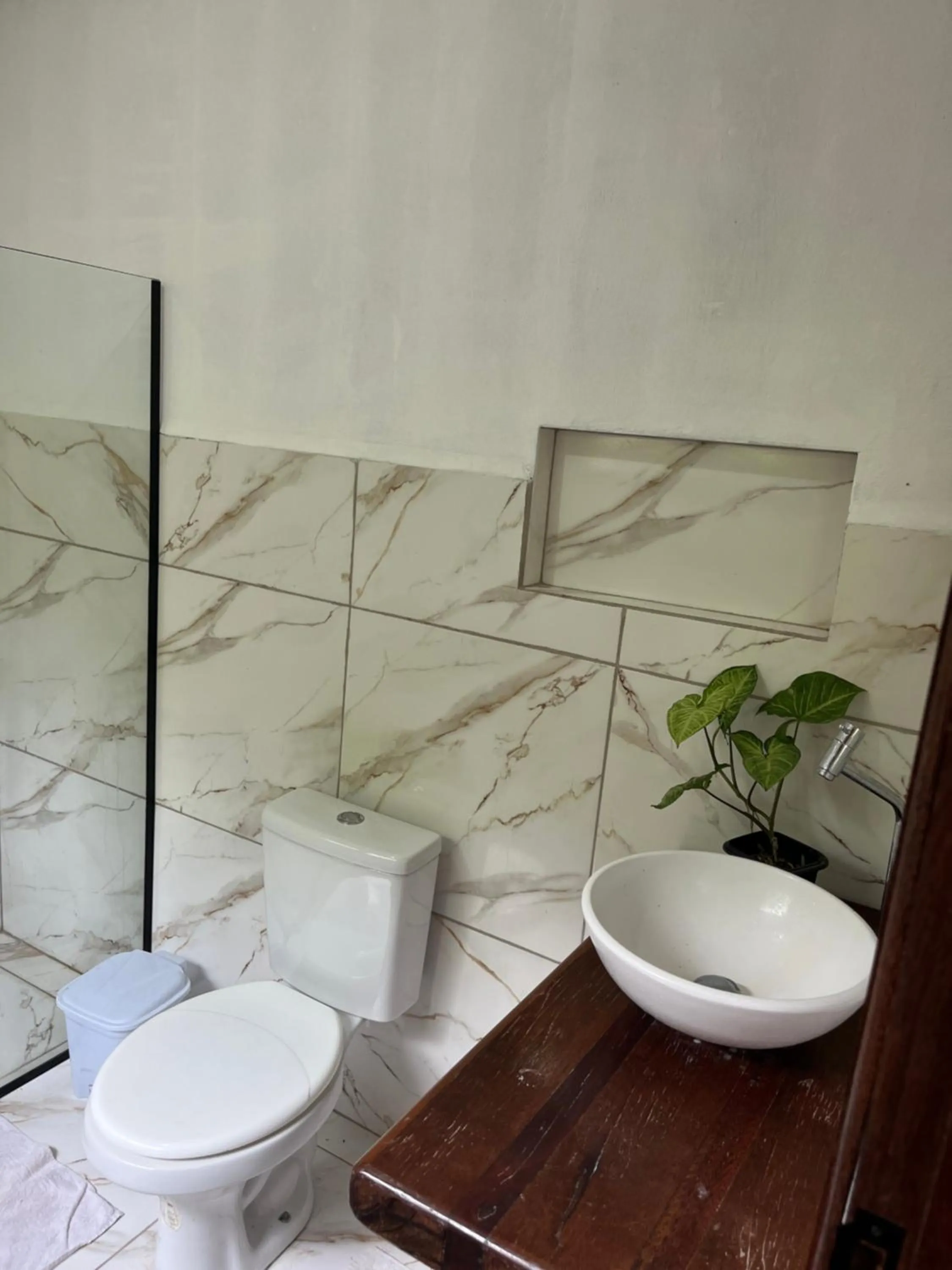 Bathroom in Pousada Canto das Cachoeiras