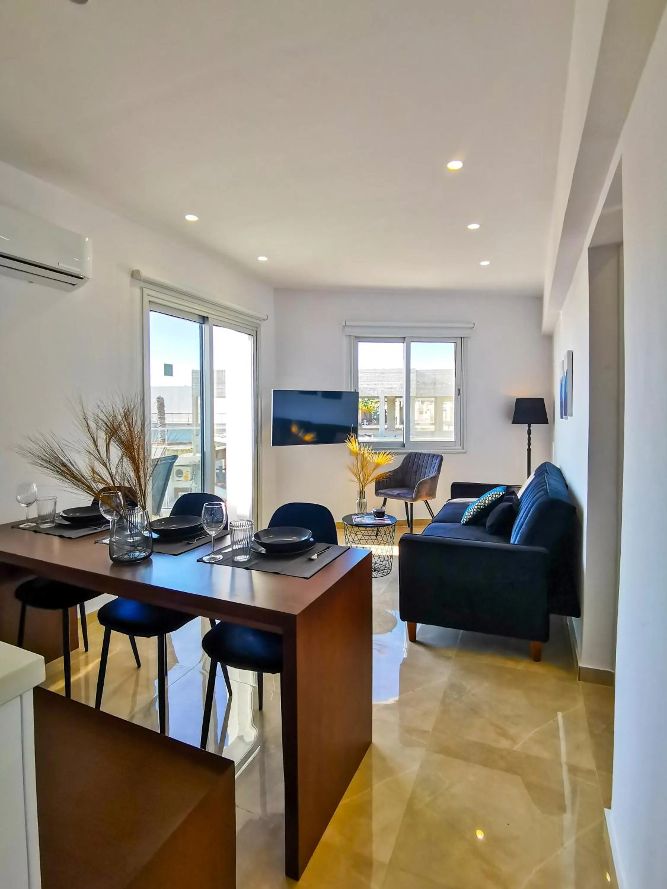 Living room in Phaedrus Living Seaside Residence Lighthouse 70