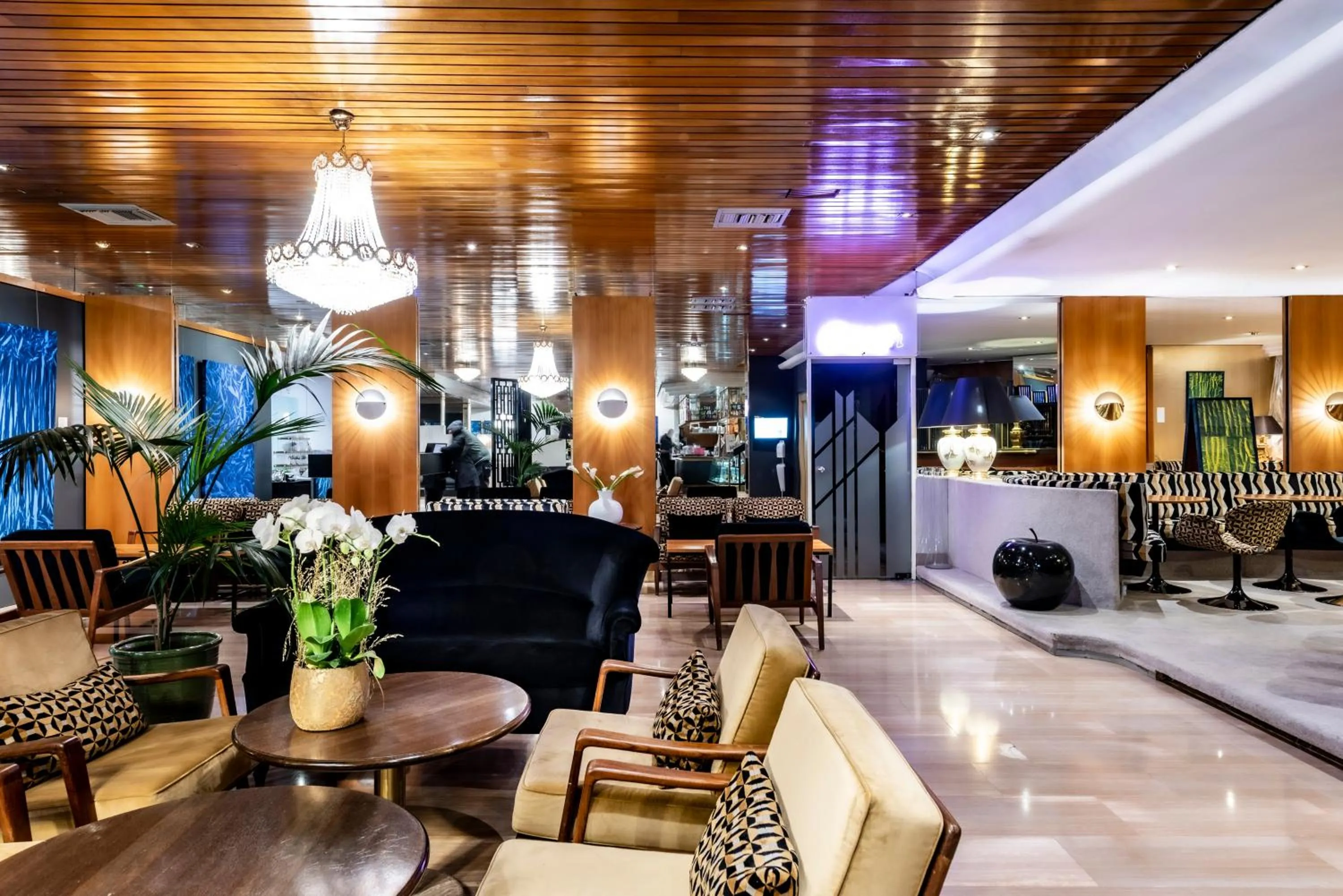 Lobby or reception in Hotel Aurora