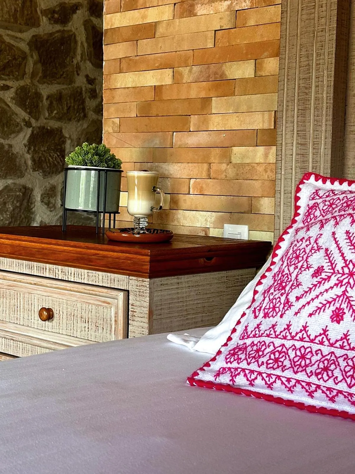 Bed in Hotel Casa Xaa