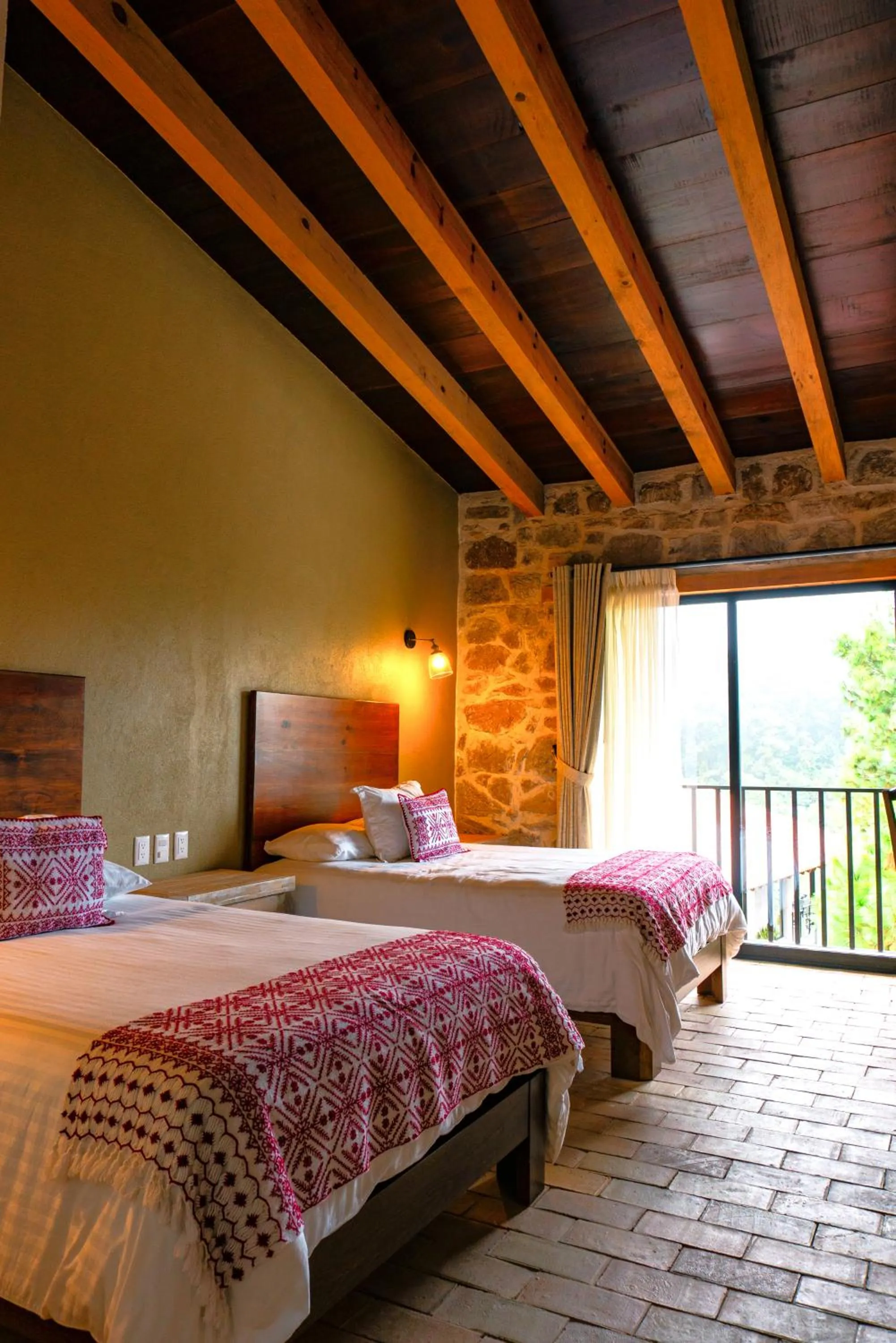 Bed in Hotel Casa Xaa