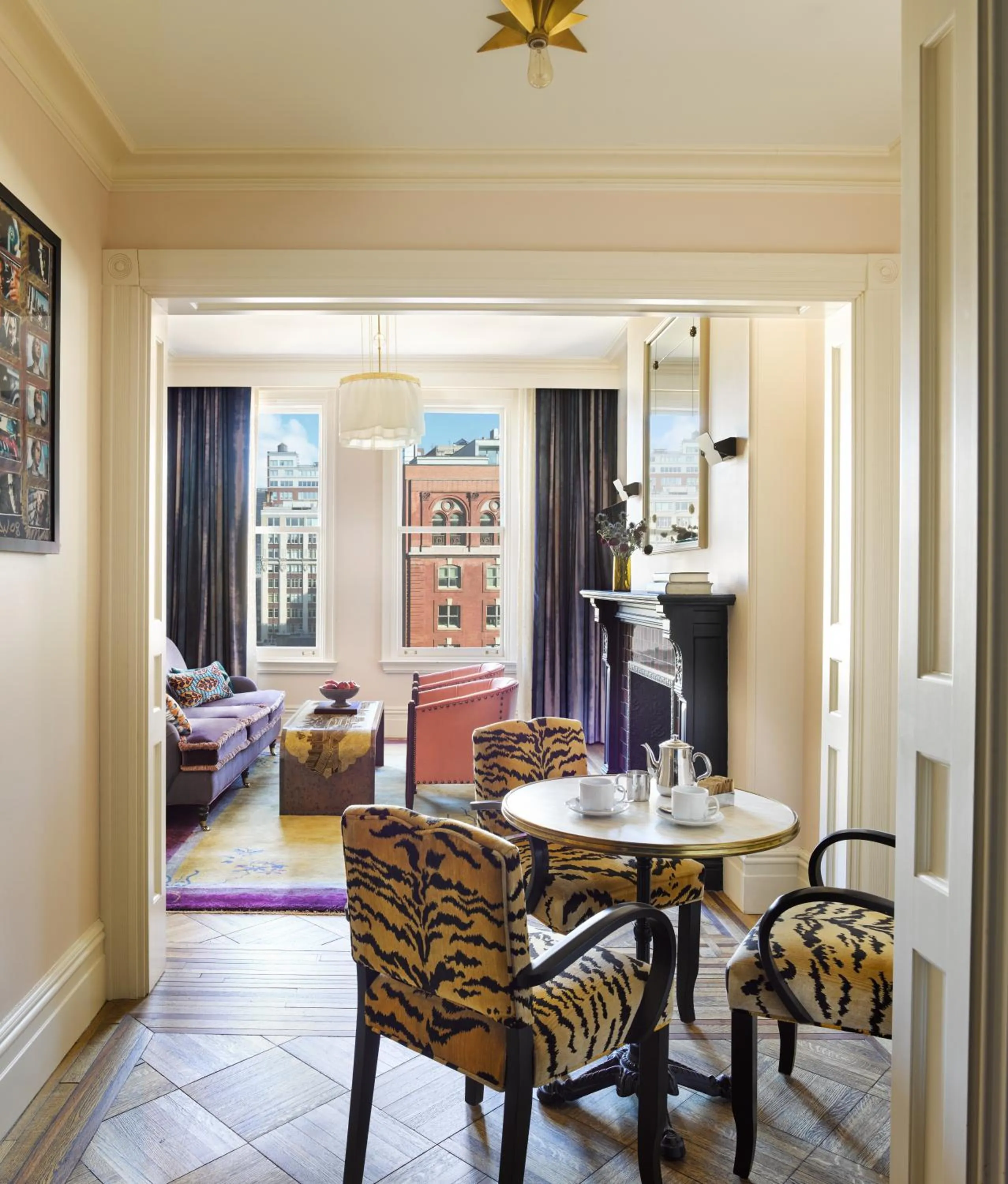 Living room in The Hotel Chelsea