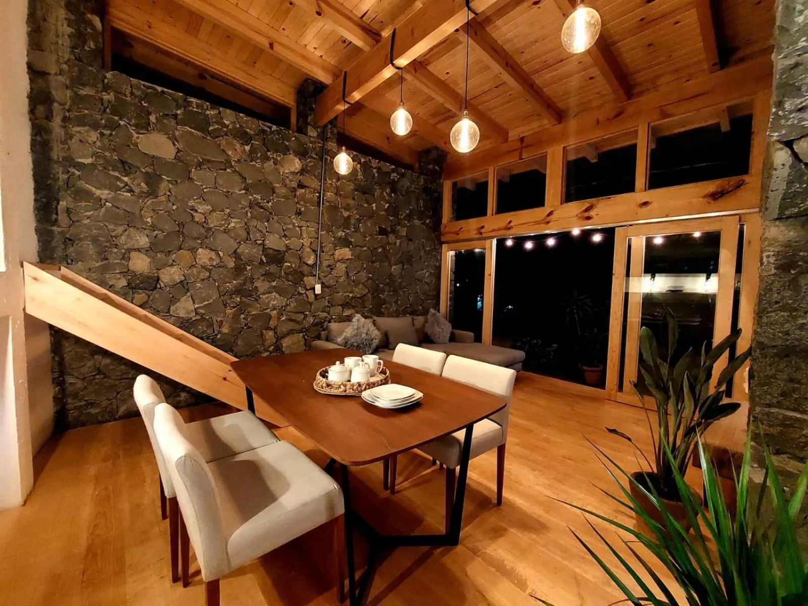 Dining area in Amara Tepoztlán