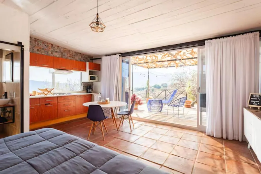 Garden view in Amara Tepoztlán