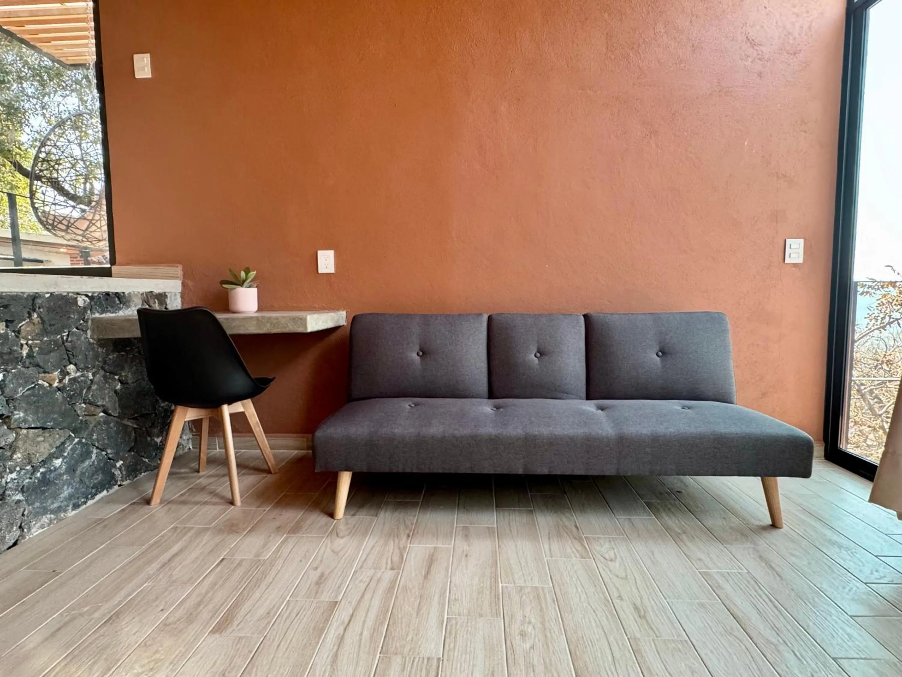 Seating area in Amara Tepoztlán