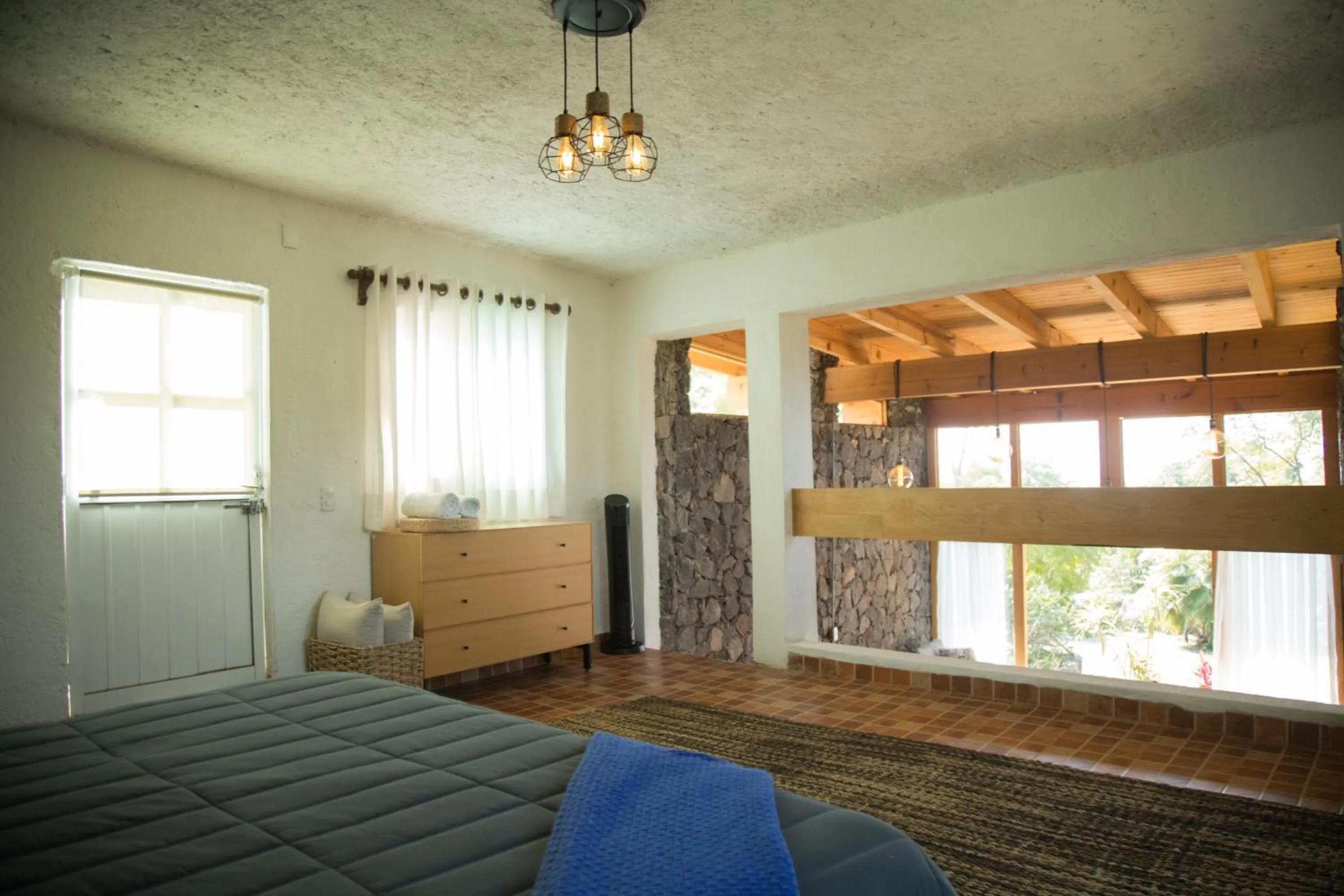 Bed in Amara Tepoztlán