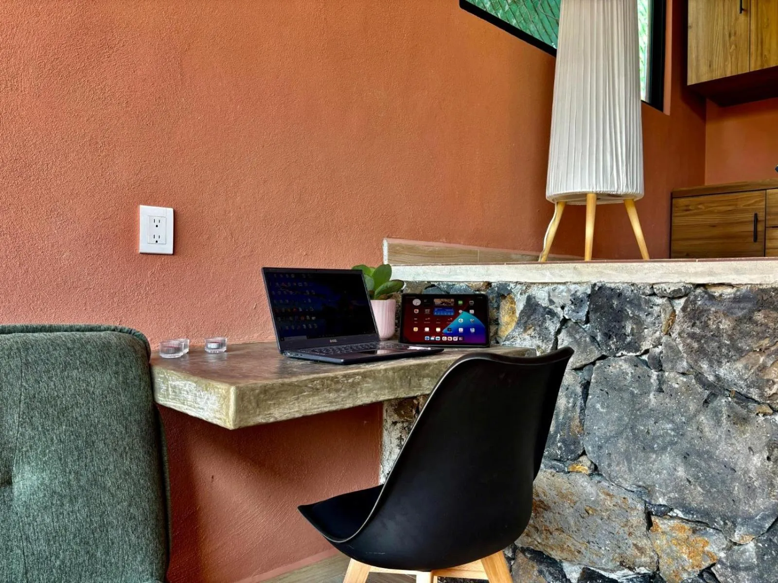 Seating area in Amara Tepoztlán