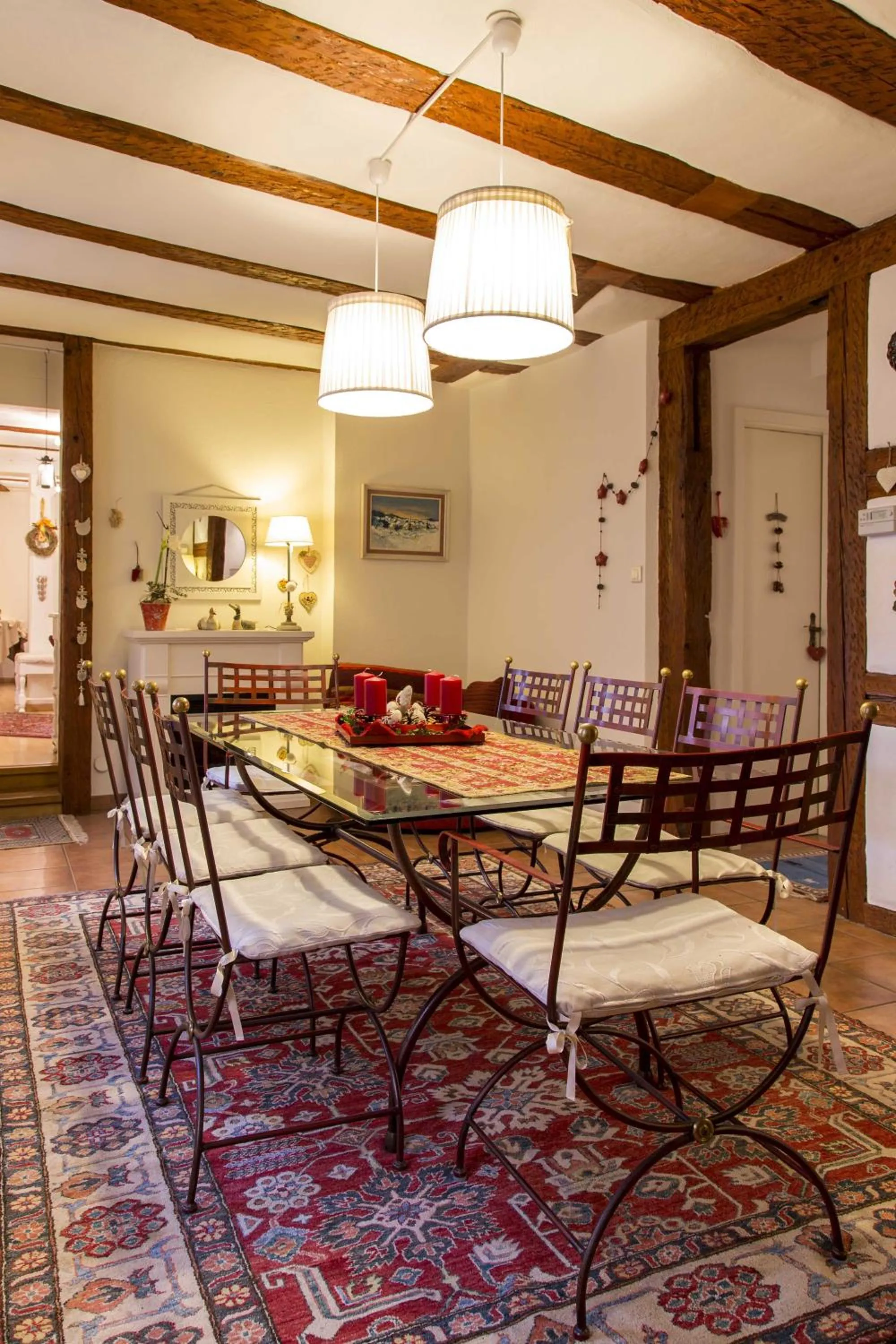 Dining area in La Maison des Tanneurs
