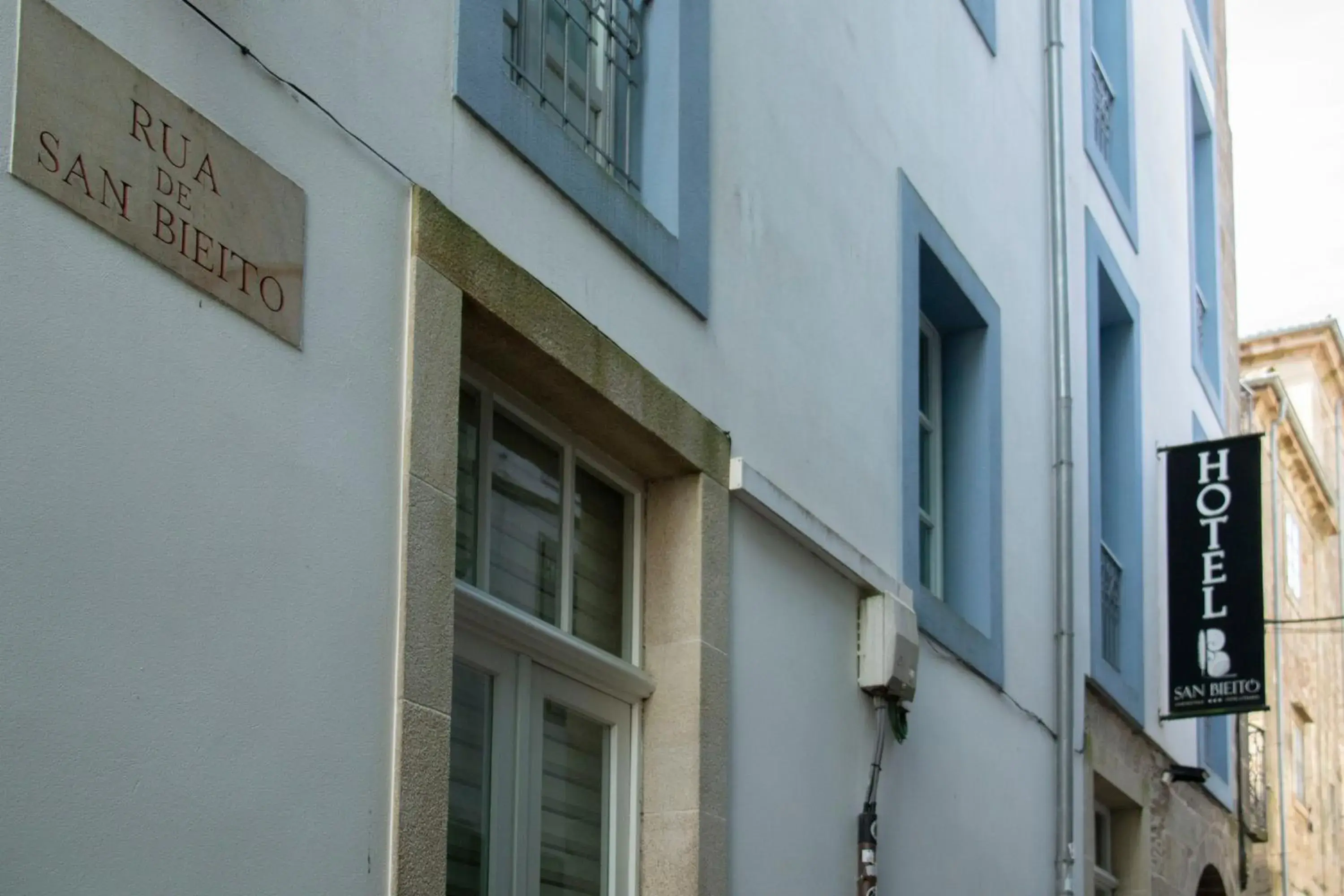 Facade/entrance in Hotel Alda San Bieito Facade/entrance in Hotel Alda San Bieito