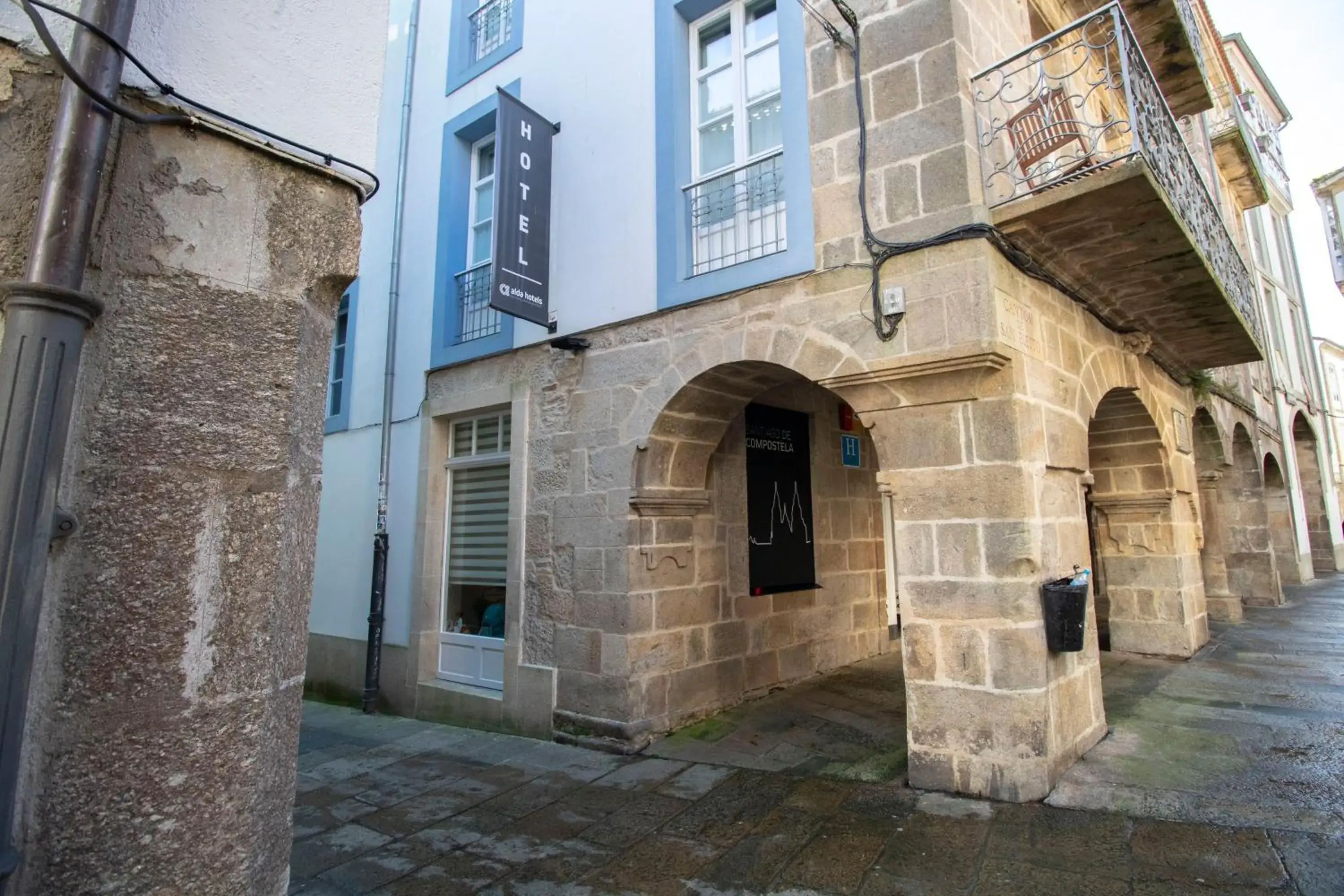 Facade/entrance in Hotel Alda San Bieito Facade/entrance in Hotel Alda San Bieito