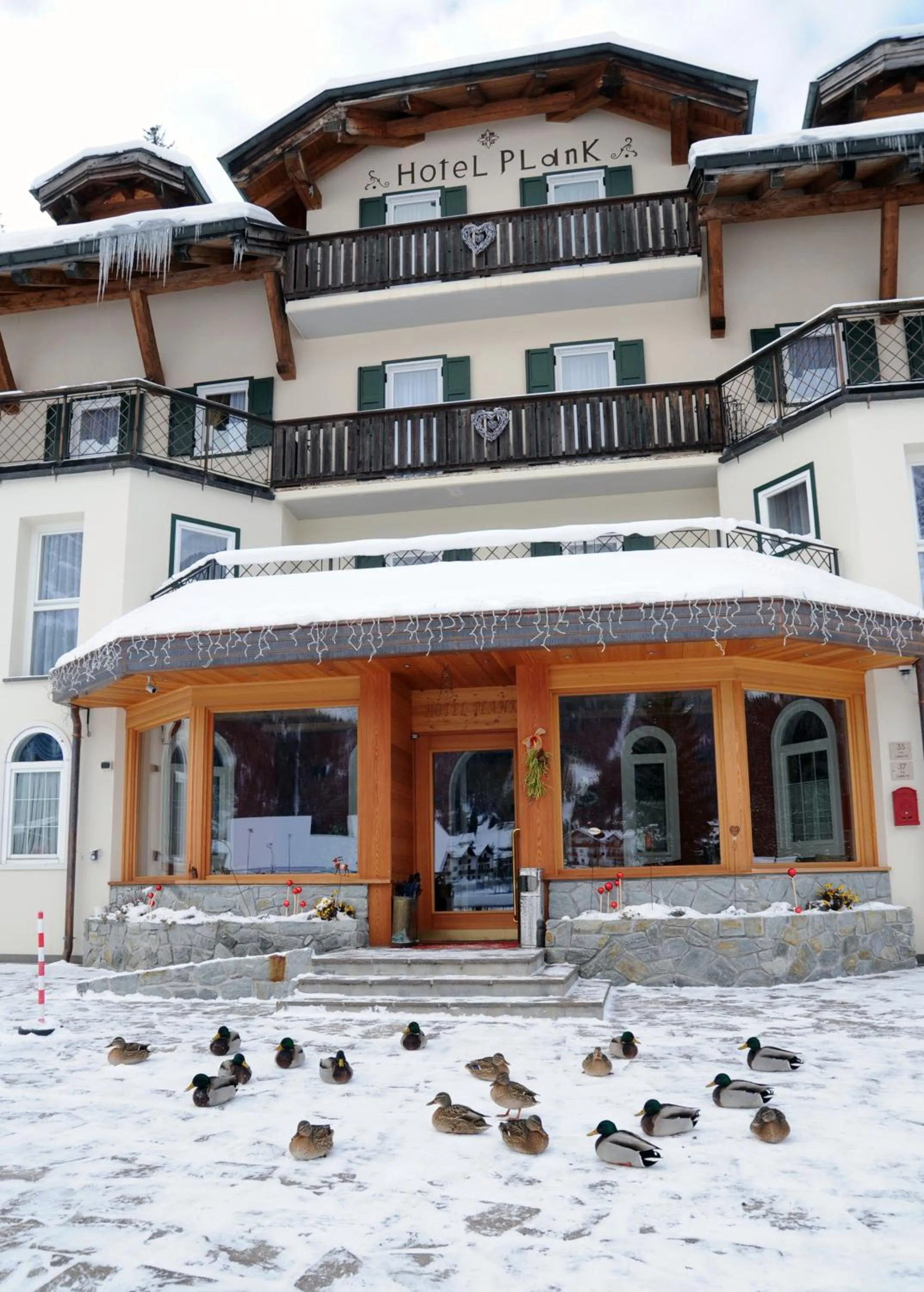 Facade/entrance in Hotel Plank