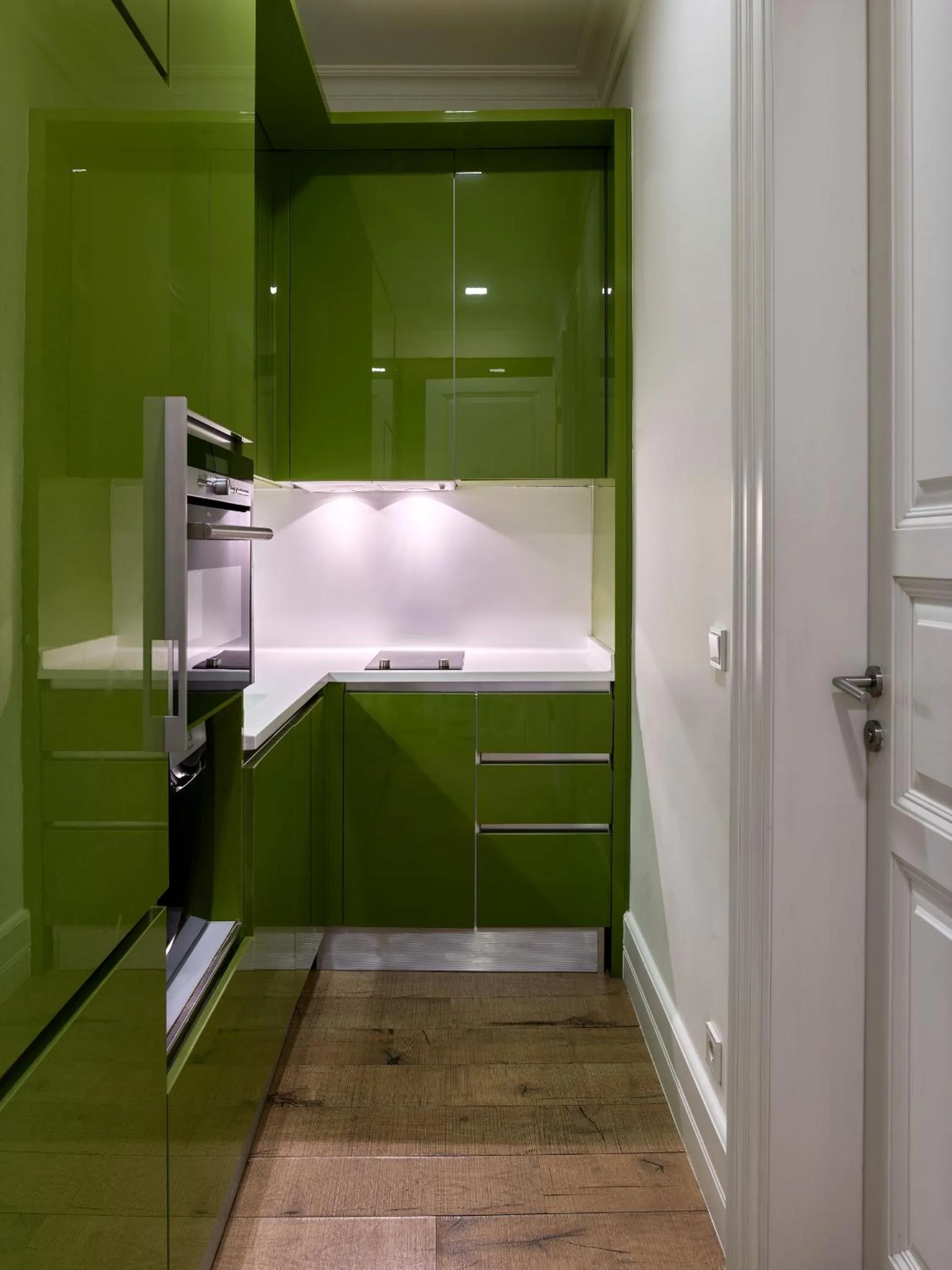 Kitchen or kitchenette in Casa Di Bava Suites by TCH