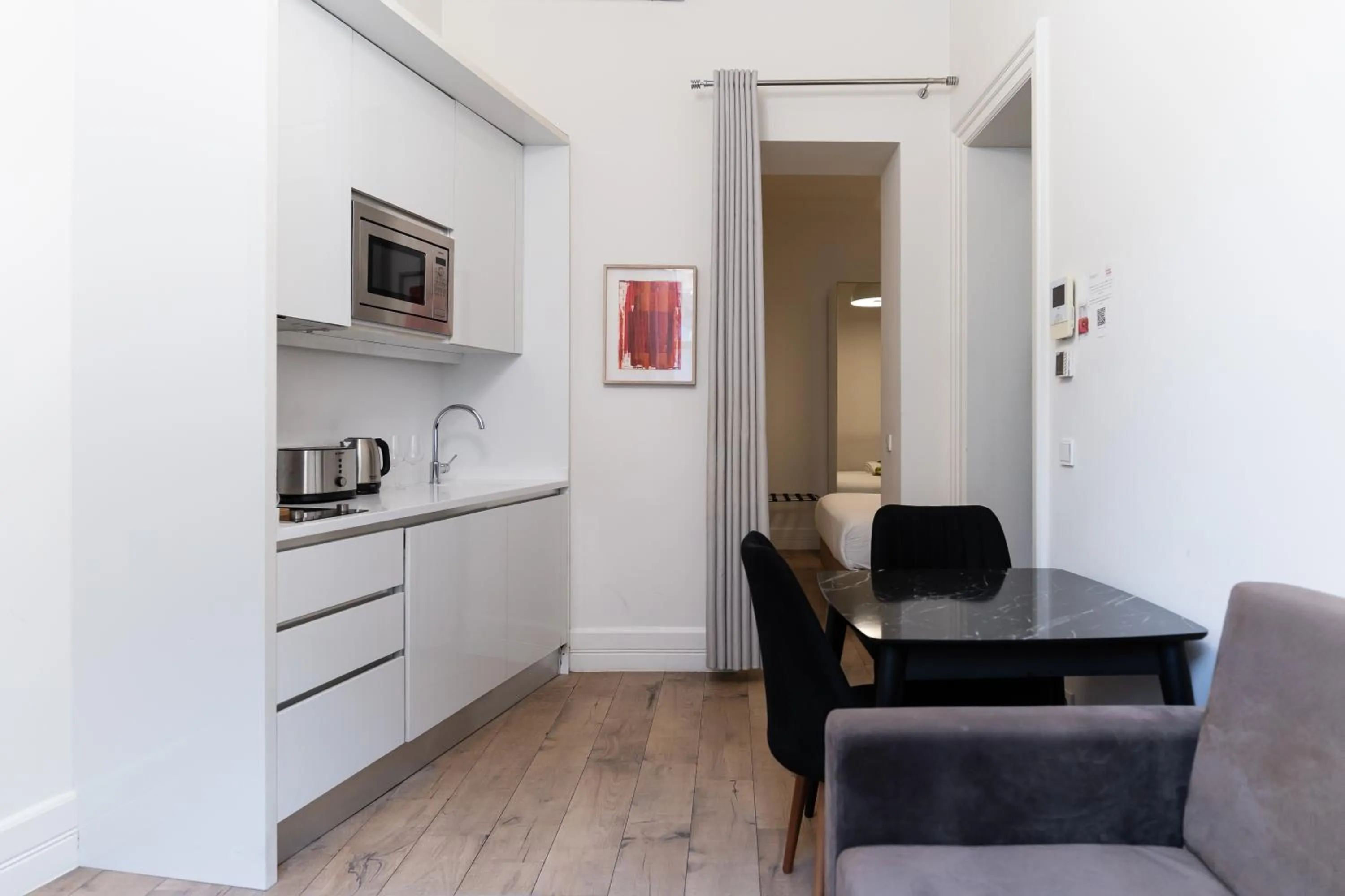 Kitchen or kitchenette in Casa Di Bava Suites by TCH