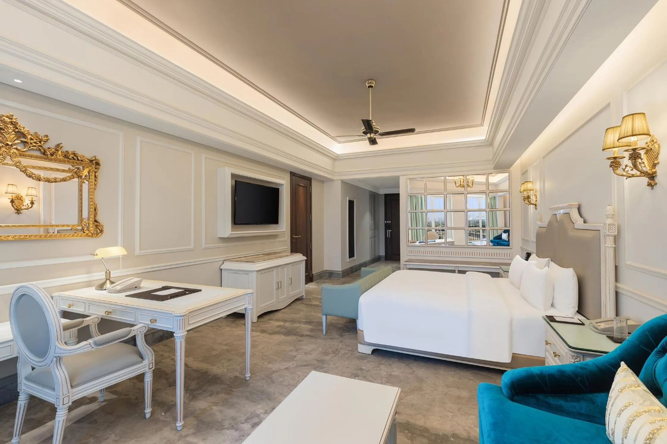 Photo of the whole room, Bed in Hotel Hillock Ahmedabad