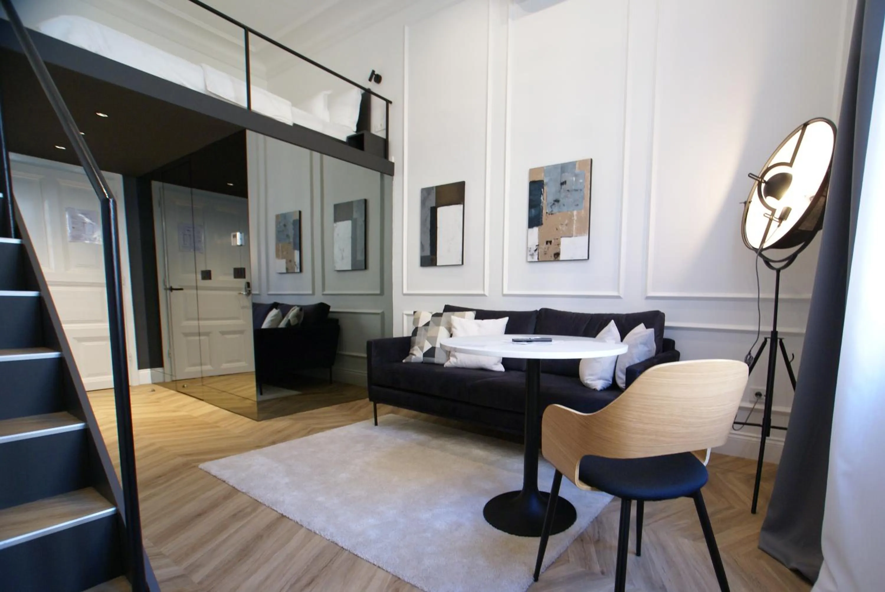 Seating area in Fingerprint Luxury Apartments