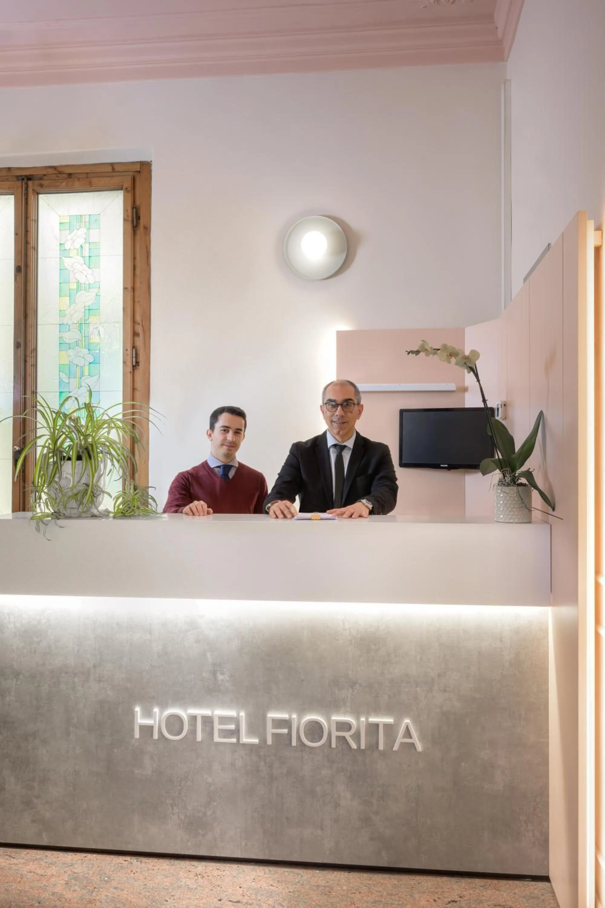 Lobby or reception in Hotel Fiorita