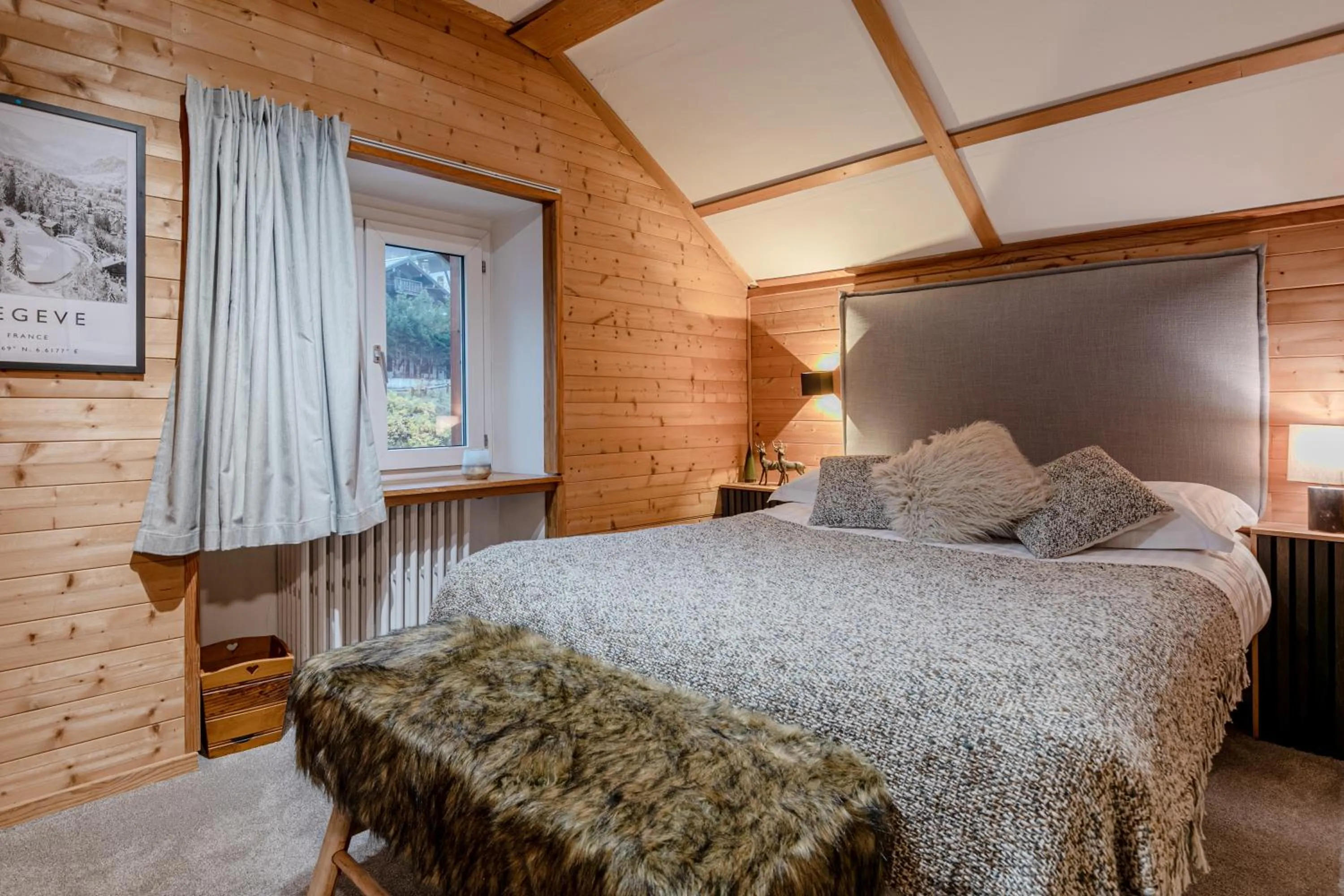 Bed in Le Chalet d'Antoine - Centre de Megève