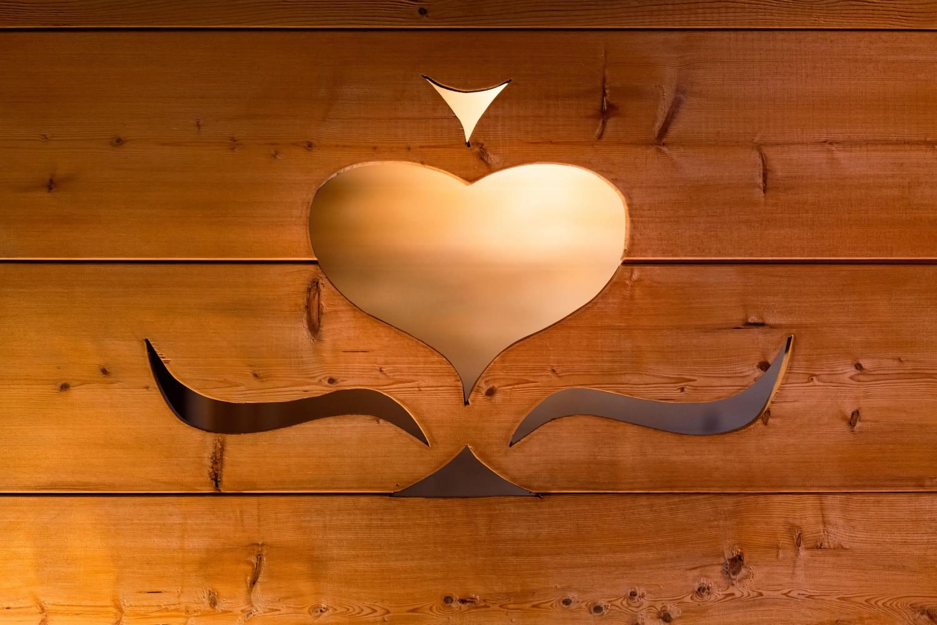 Decorative detail in Le Chalet d'Antoine - Centre de Megève