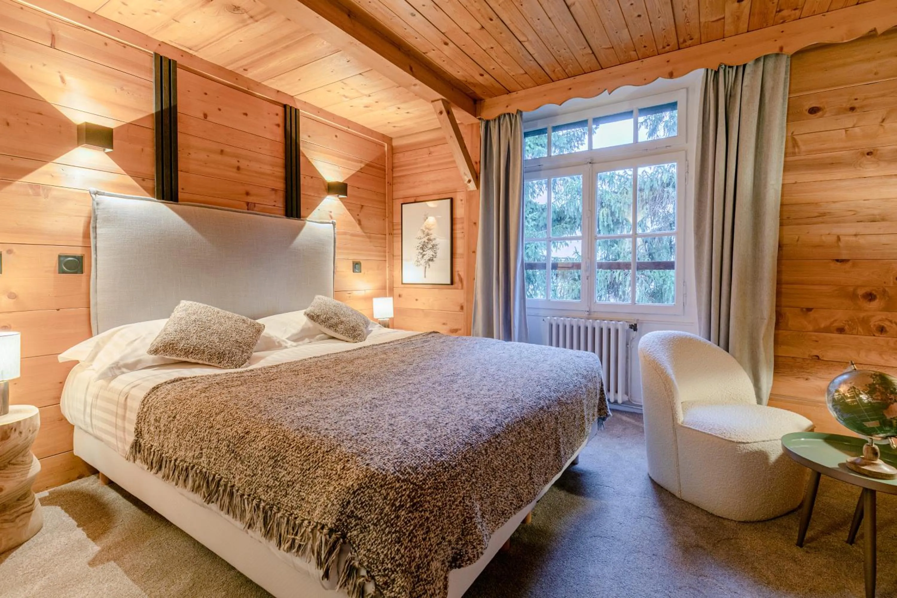 Bed in Le Chalet d'Antoine - Centre de Megève