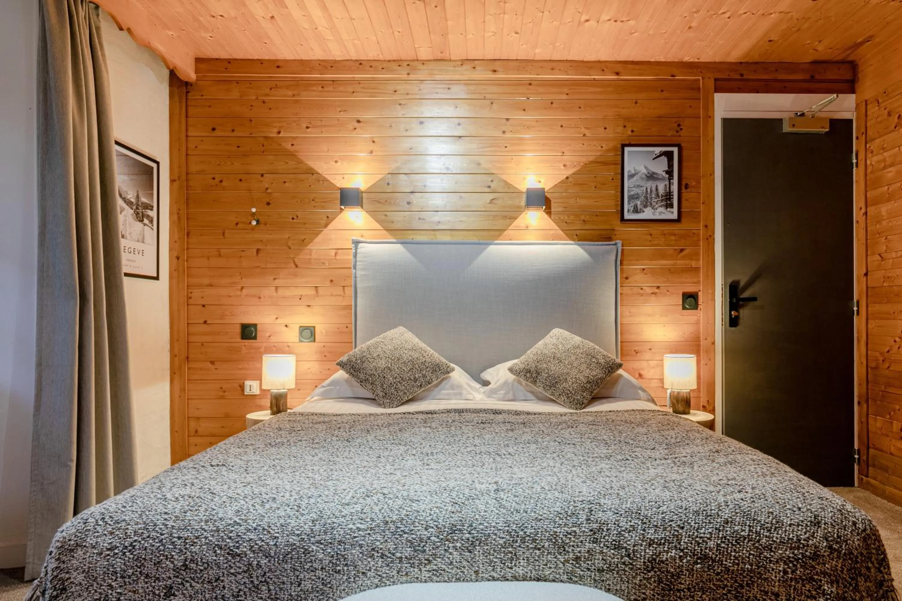 Bed in Le Chalet d'Antoine - Centre de Megève