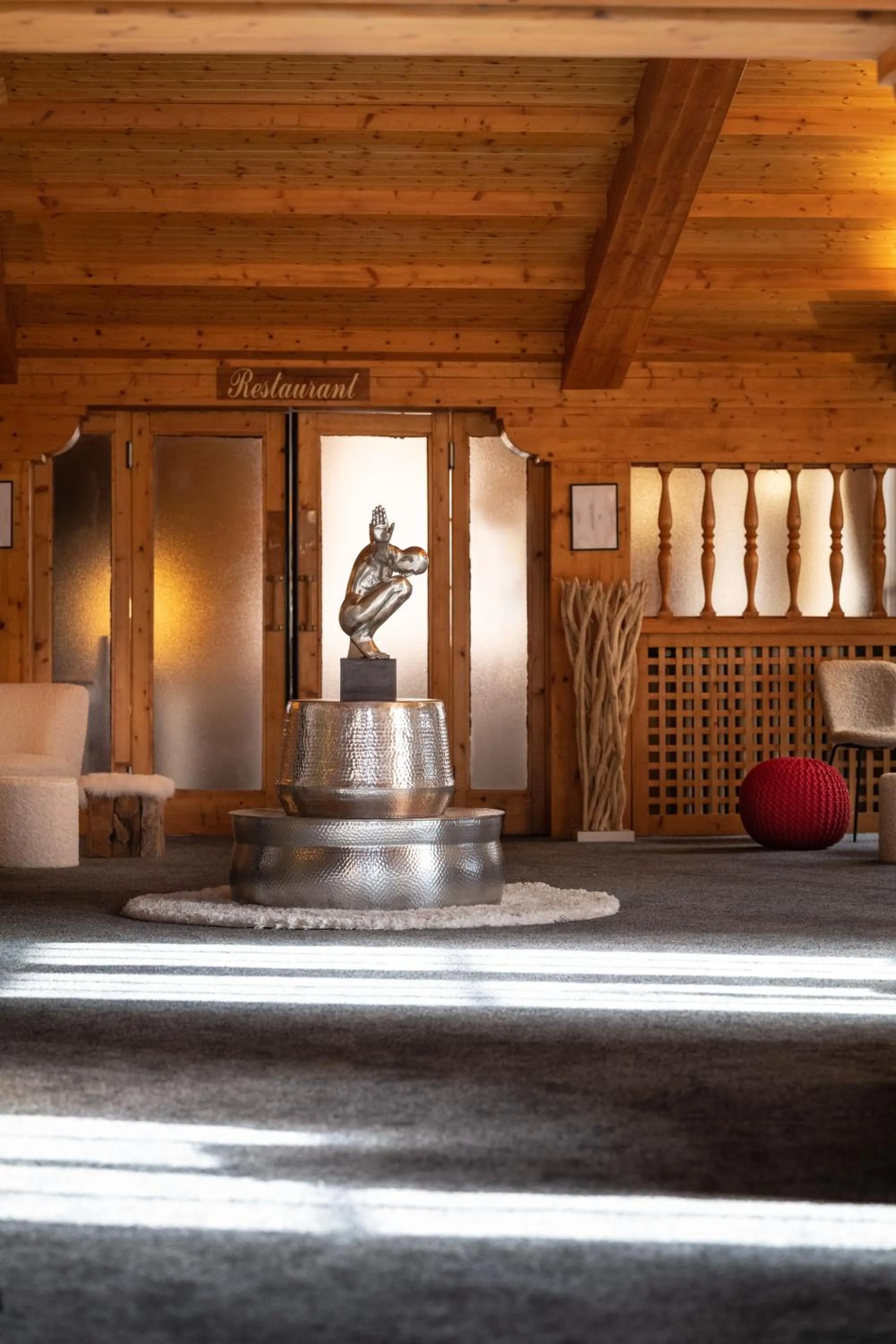 Lobby or reception in Le Chalet d'Antoine - Centre de Megève