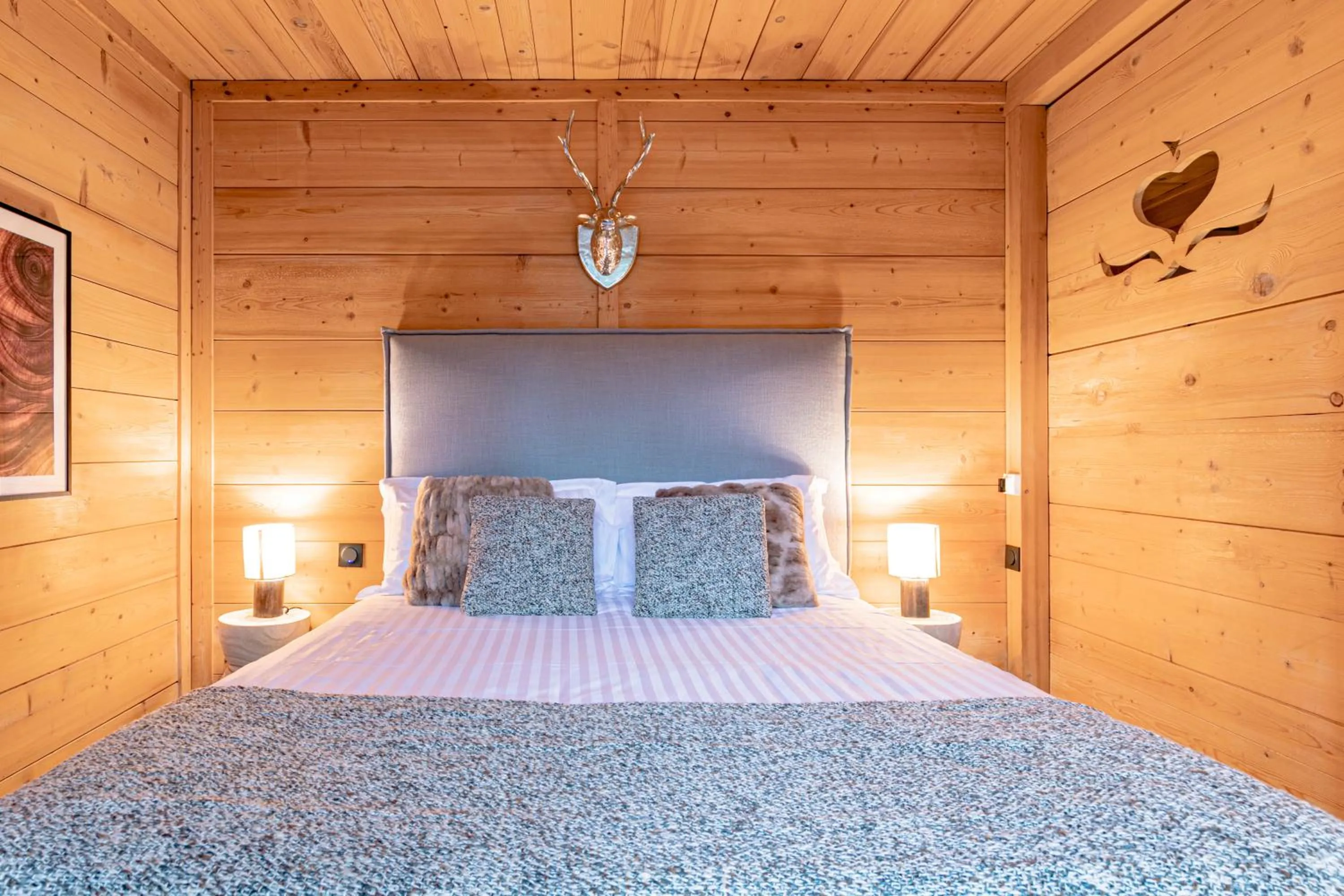 Bed in Le Chalet d'Antoine - Centre de Megève