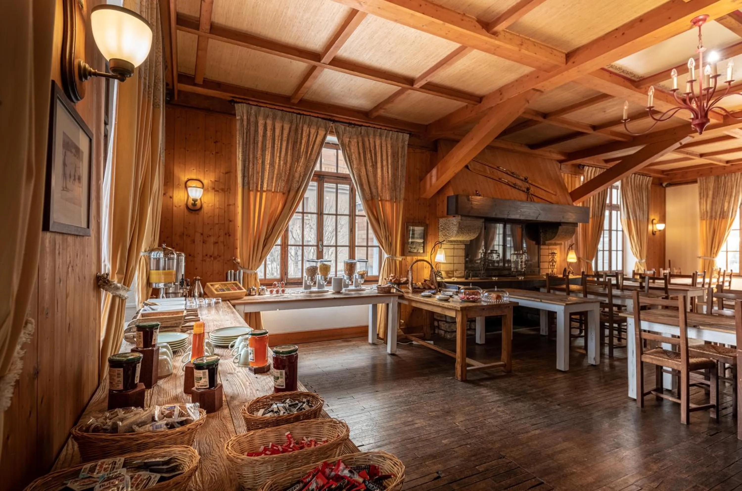 Food and drinks in Le Chalet d'Antoine - Centre de Megève