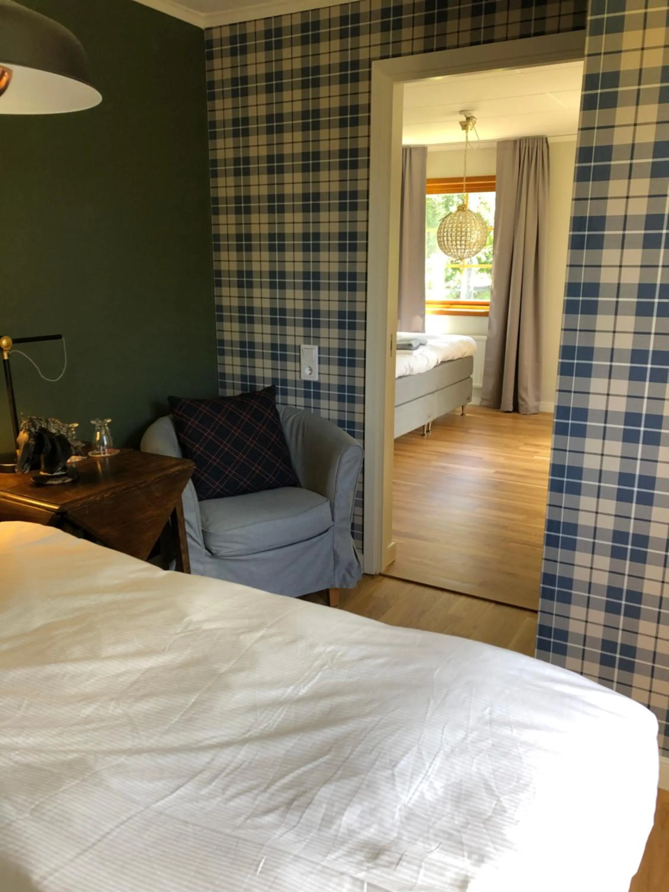 Bed in Bjälbo Gästhus B&B
