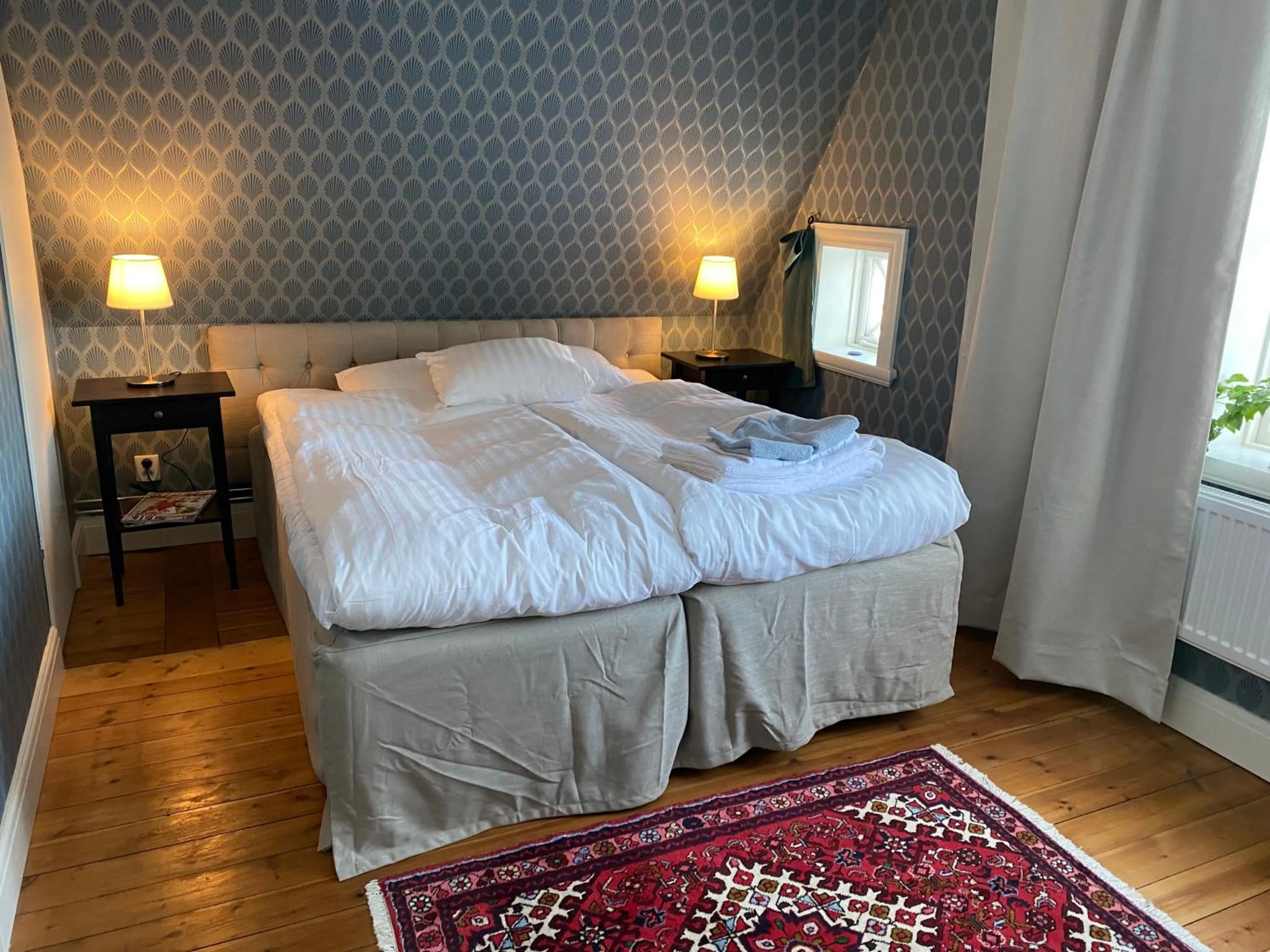 Bed in Bjälbo Gästhus B&B