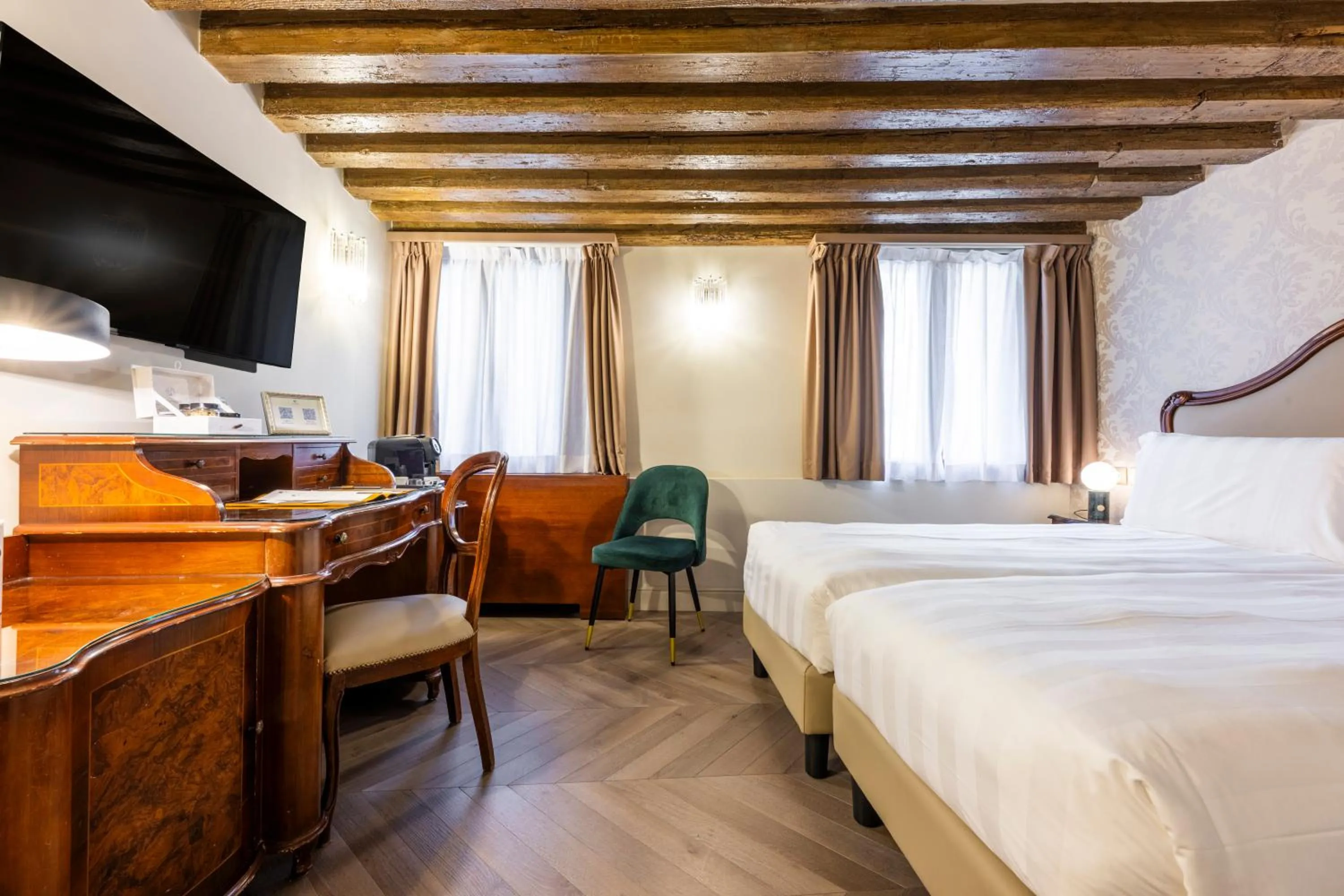 Bed in Hotel Colombina