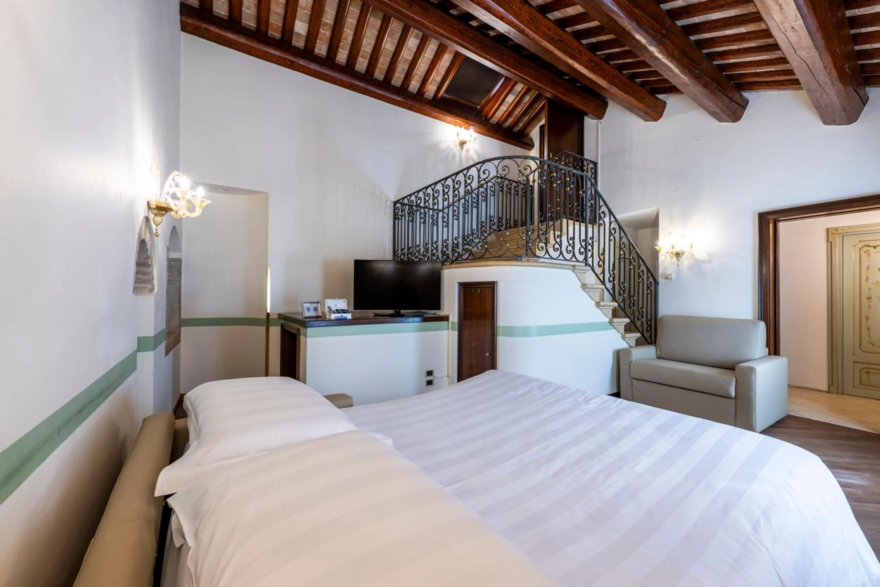 Bed in Hotel Colombina