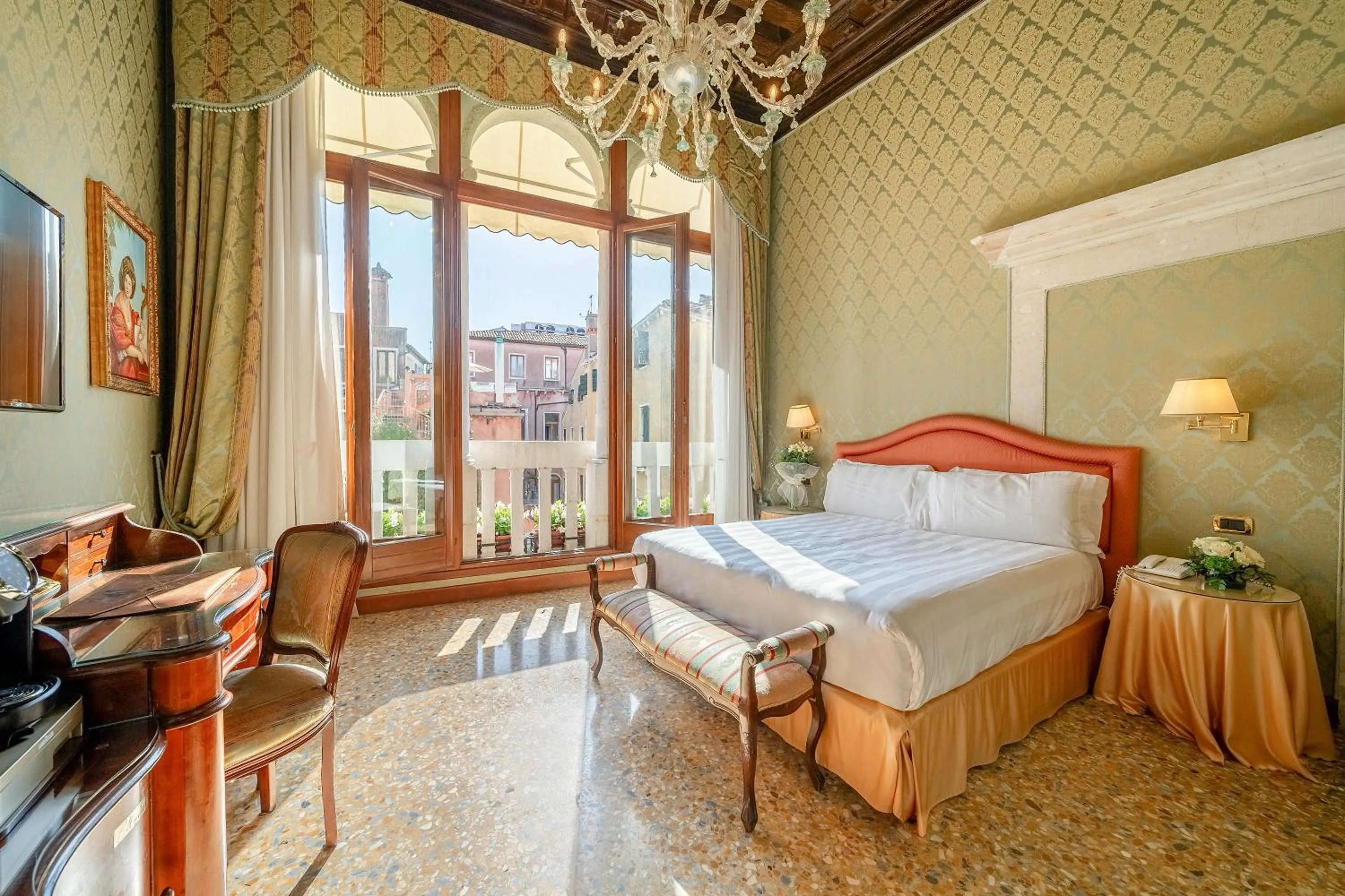 Bed in Hotel Colombina