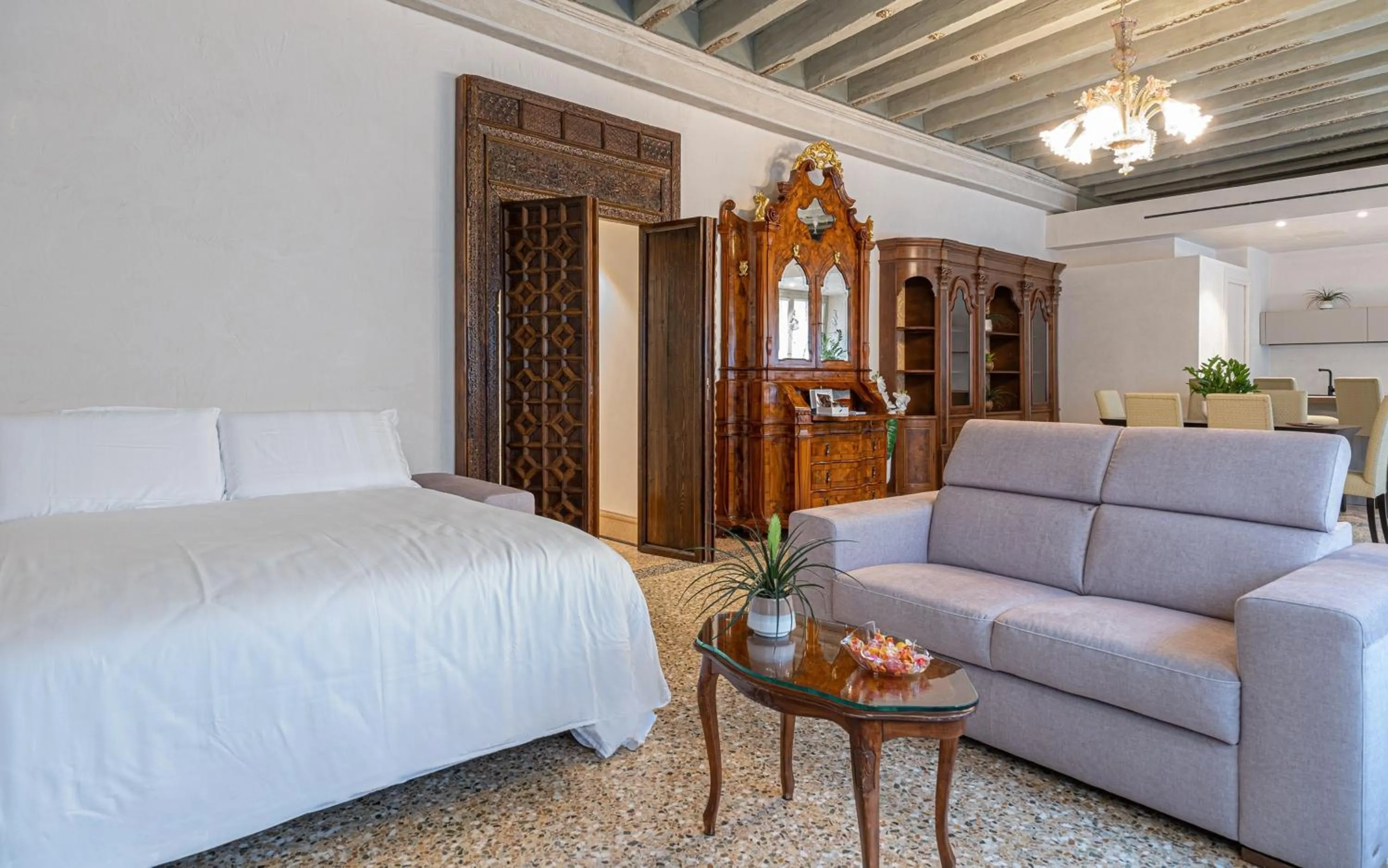 Bed in Hotel Colombina