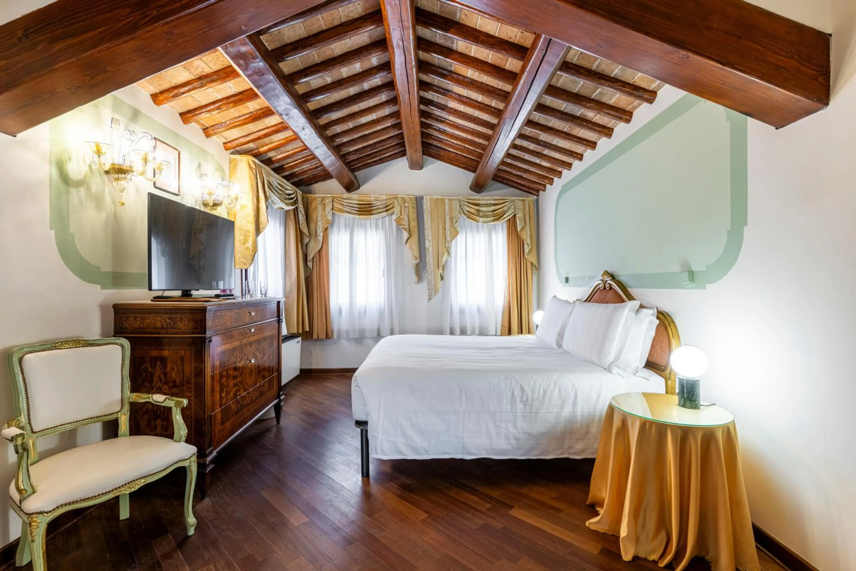 Bed in Hotel Colombina