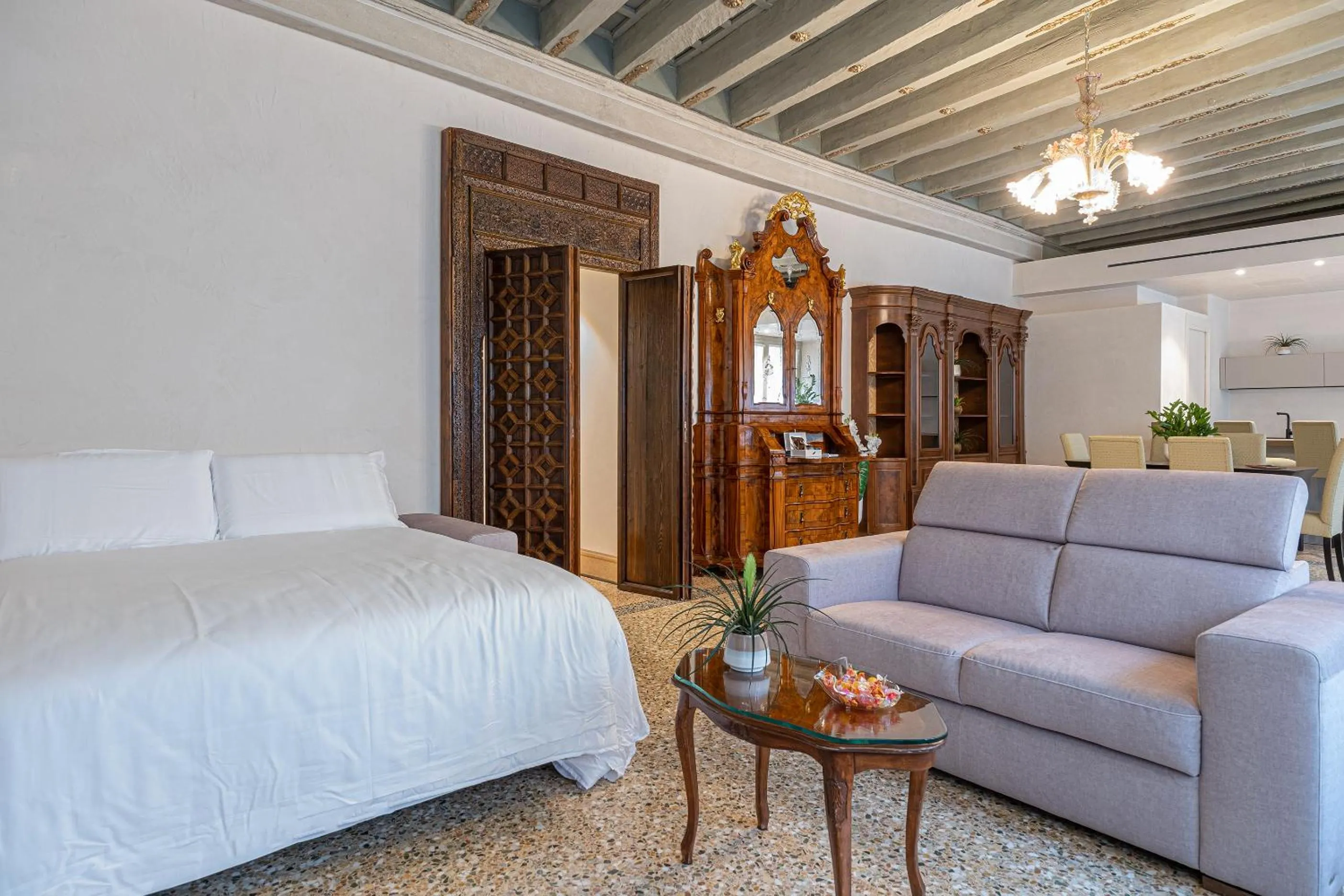 Bed in Hotel Colombina