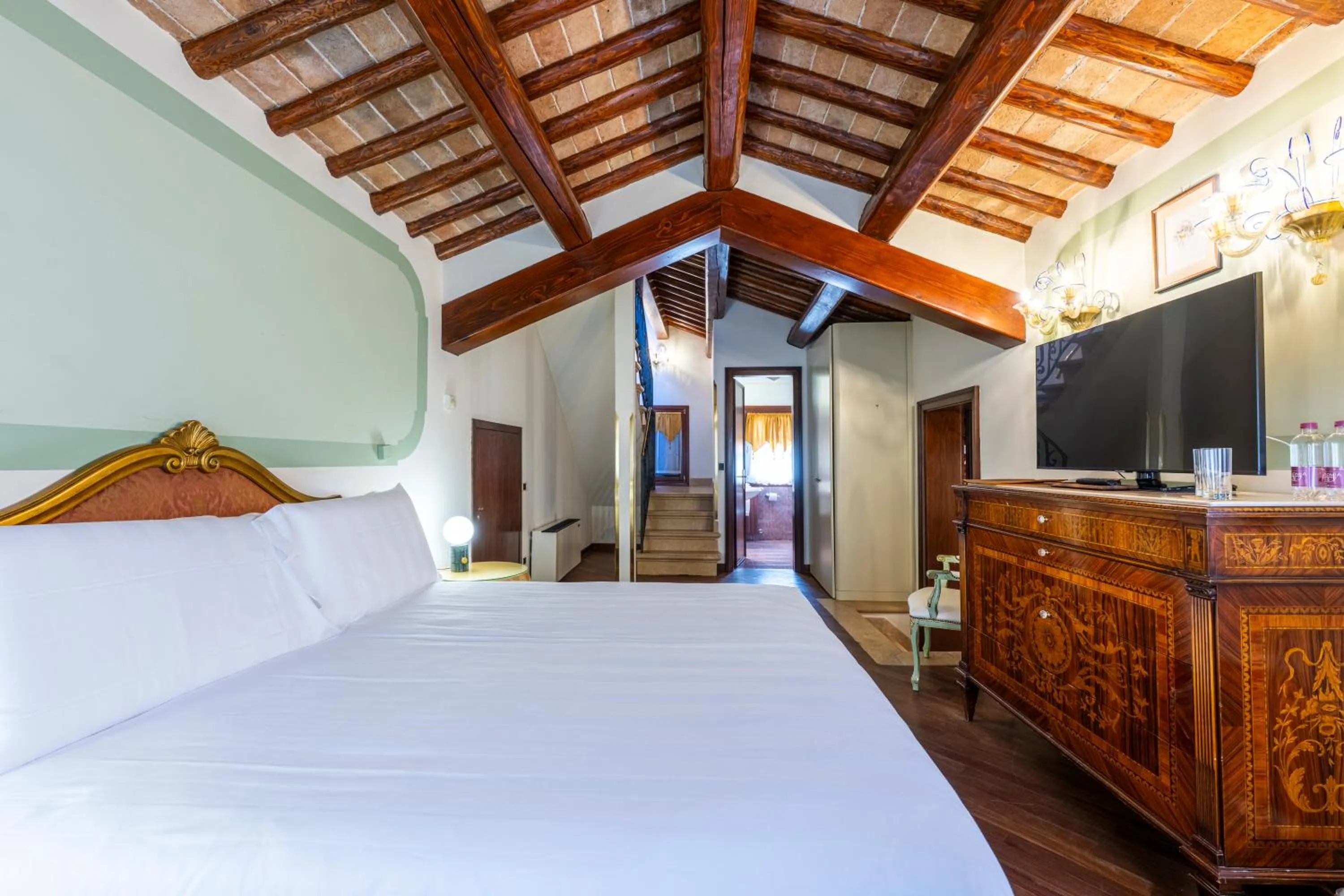 Bed in Hotel Colombina