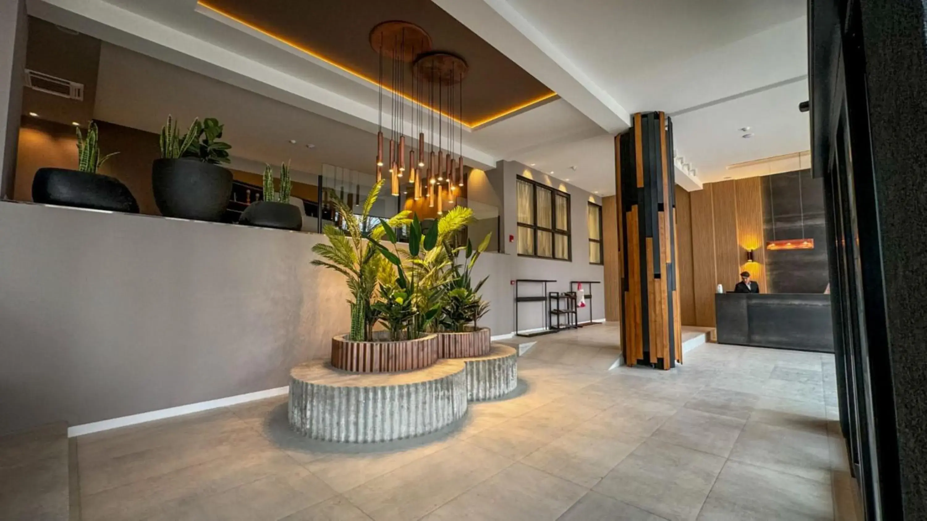 Lobby or reception in Hotel Canal Beagle Lobby or reception in Hotel Canal Beagle